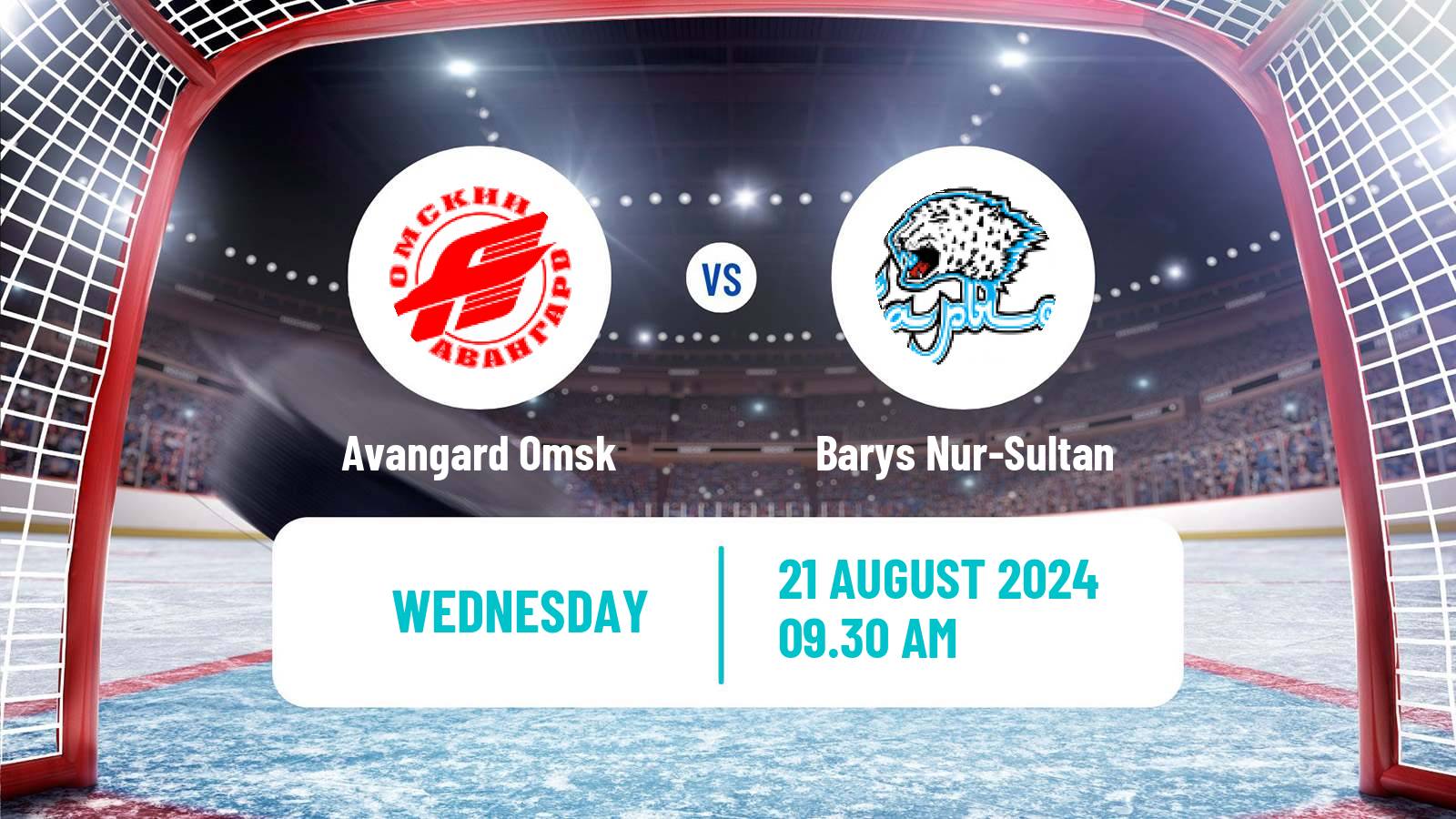 Hockey Club Friendly Ice Hockey Avangard Omsk - Barys Nur-Sultan