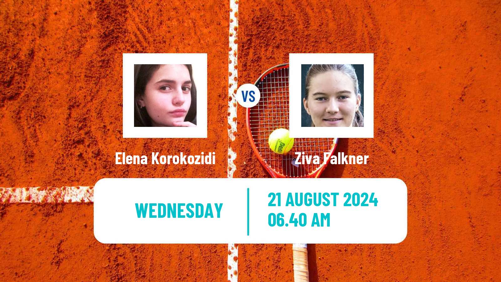 Tennis ITF W35 Vrnjacka Banja Women Elena Korokozidi - Ziva Falkner