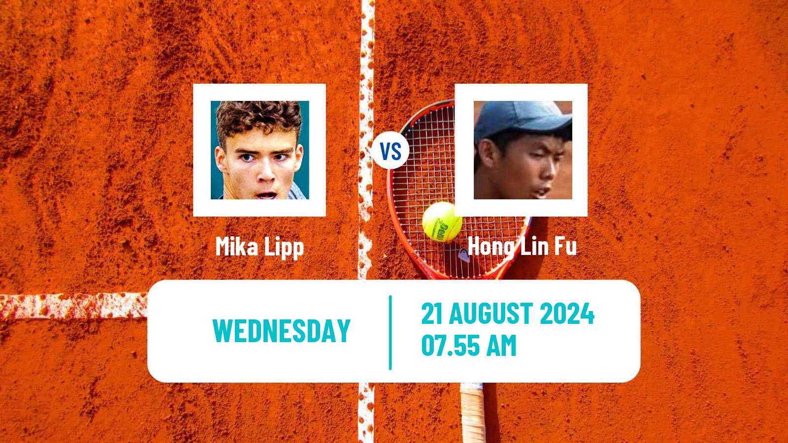 Tennis ITF M15 Trier Men Mika Lipp - Hong Lin Fu