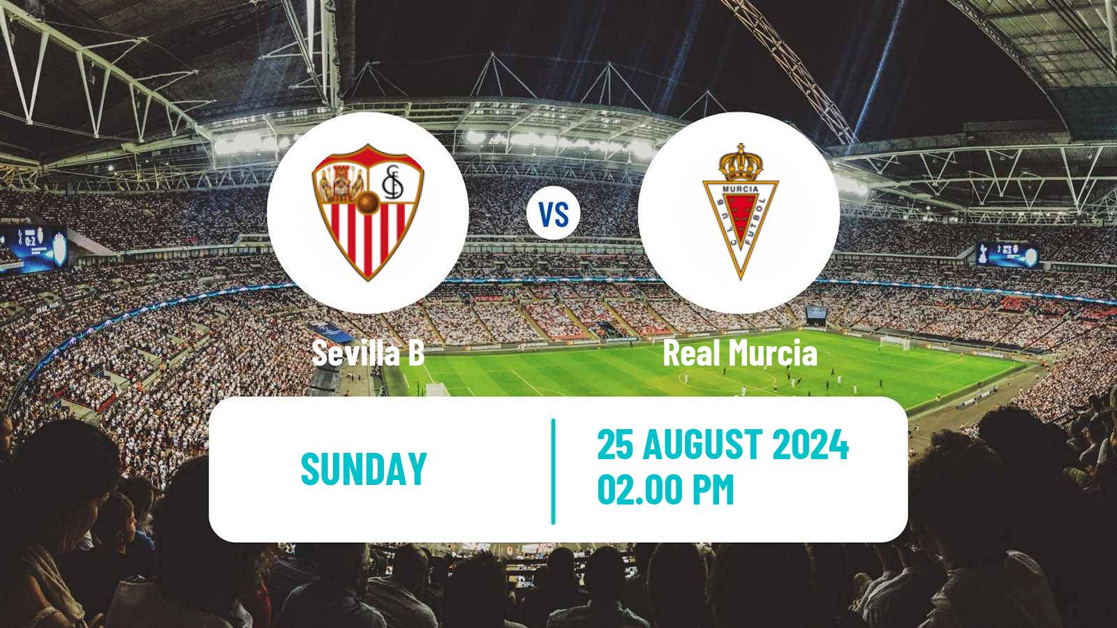 Soccer Spanish Primera RFEF Group 2 Sevilla B - Real Murcia