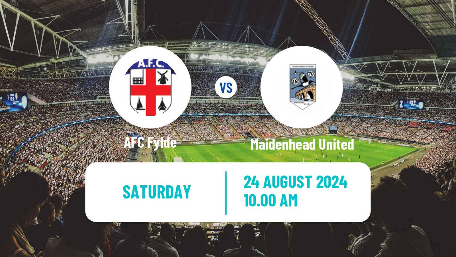 Soccer English National League Fylde - Maidenhead United