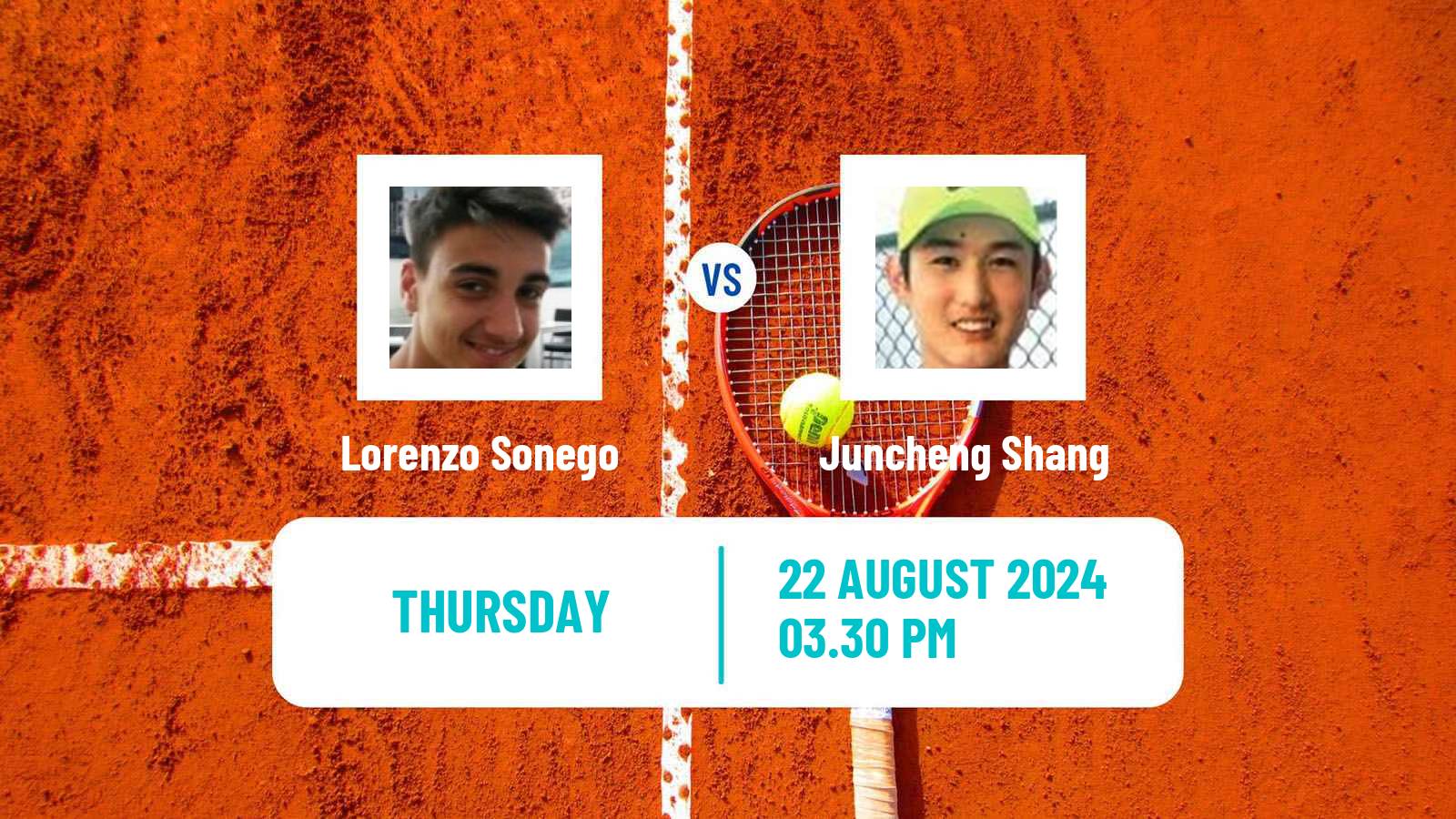 Tennis ATP Winston-Salem Lorenzo Sonego - Juncheng Shang