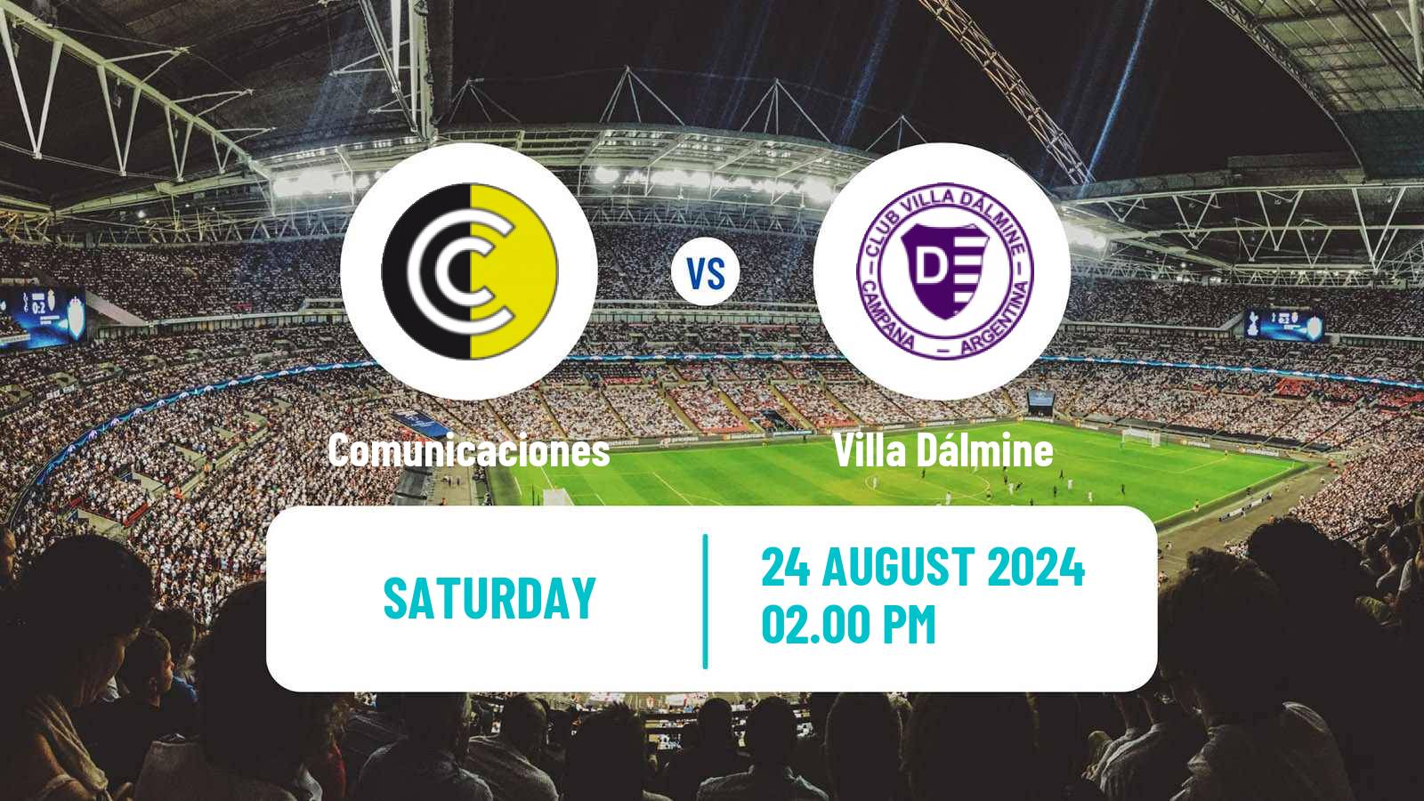 Soccer Argentinian Primera B Comunicaciones - Villa Dálmine