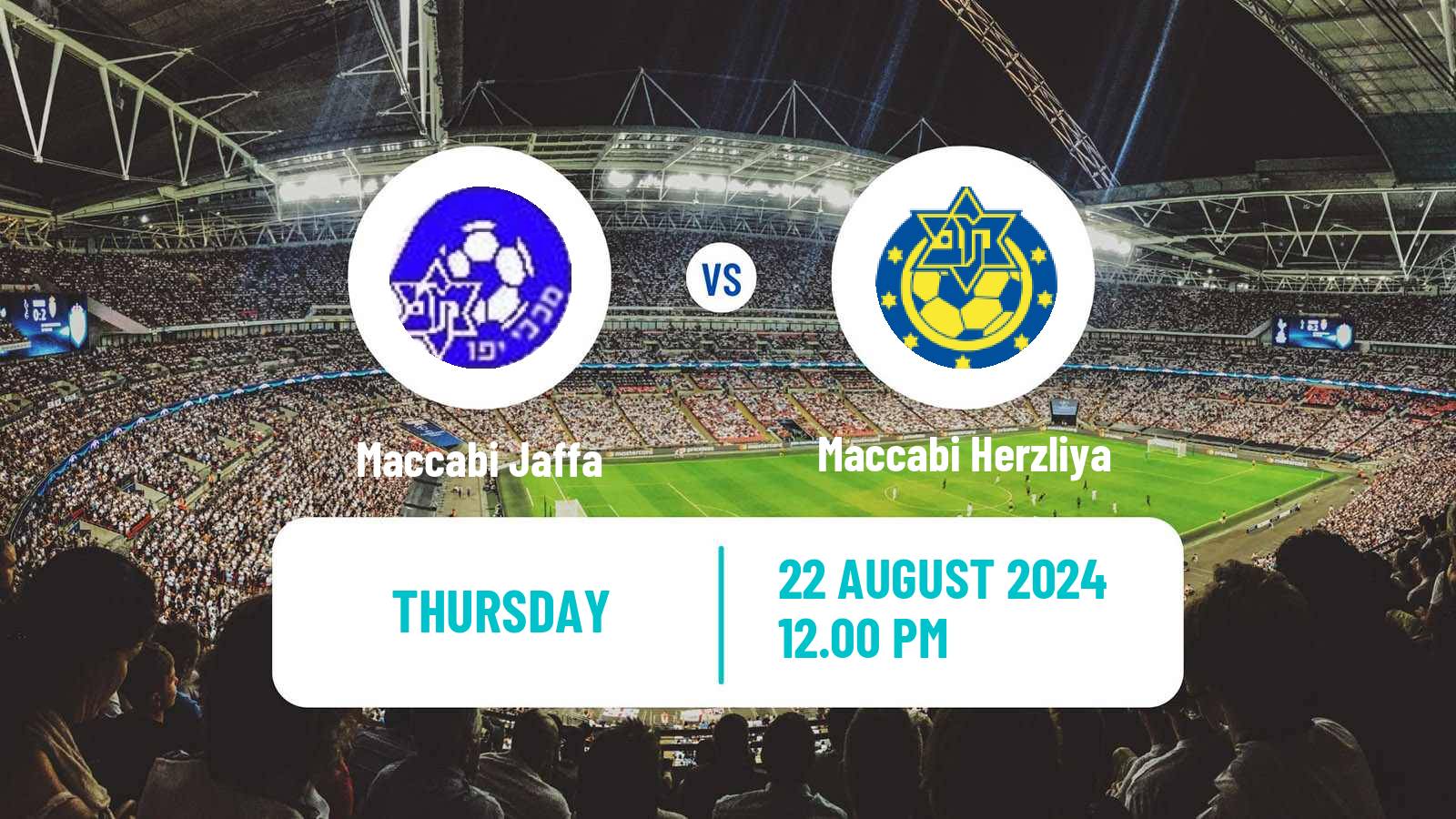 Soccer Israeli Liga Leumit Maccabi Jaffa - Maccabi Herzliya