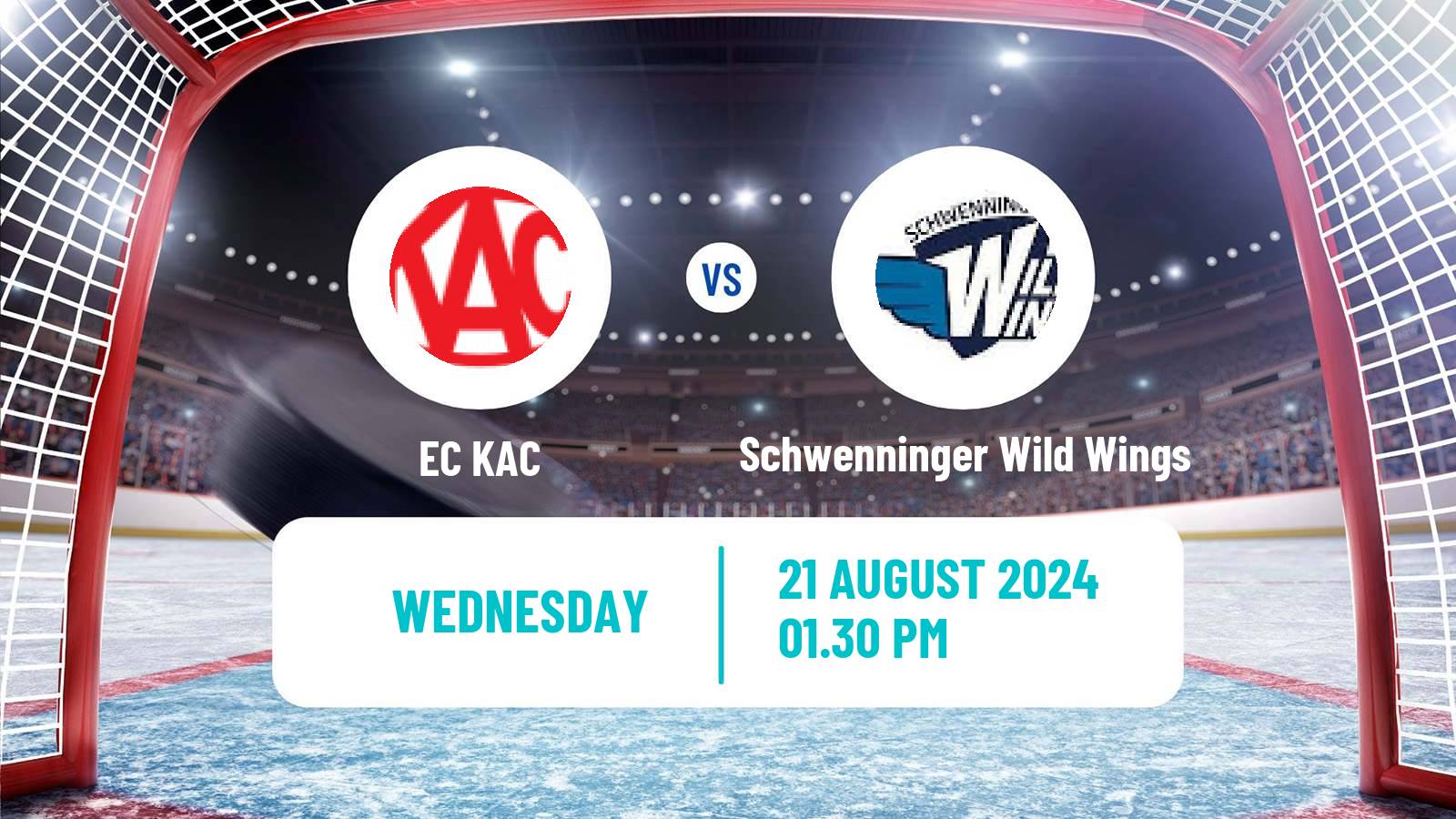 Hockey Club Friendly Ice Hockey EC KAC - Schwenninger Wild Wings