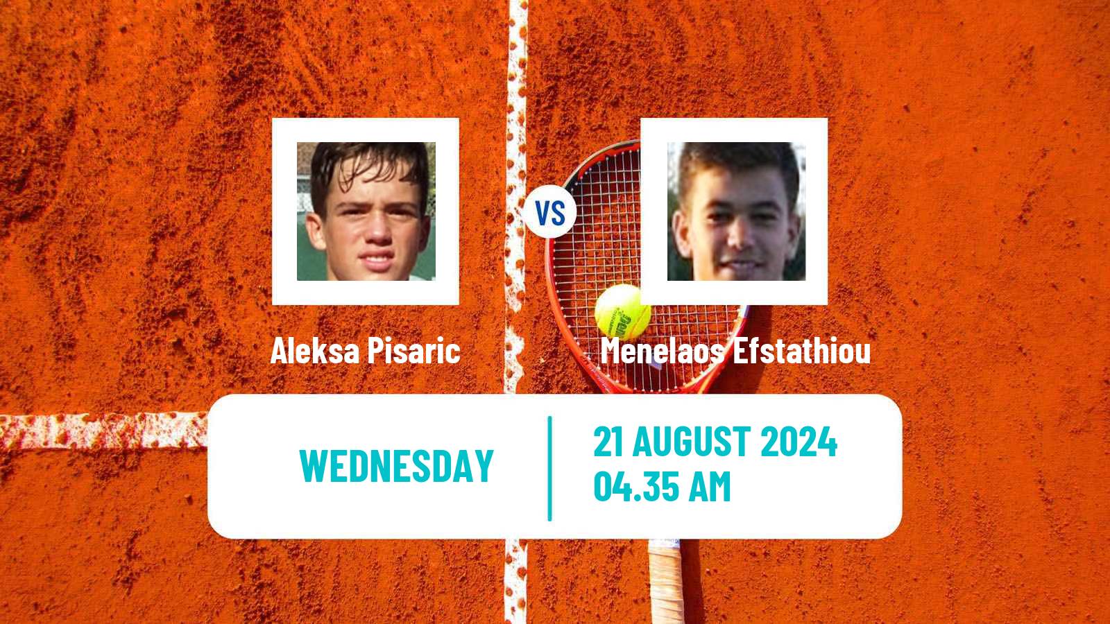 Tennis ITF M15 Pirot Men Aleksa Pisaric - Menelaos Efstathiou