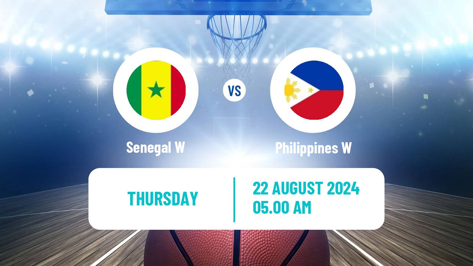 Basketball World Cup Basketball Women Senegal W - Philippines W