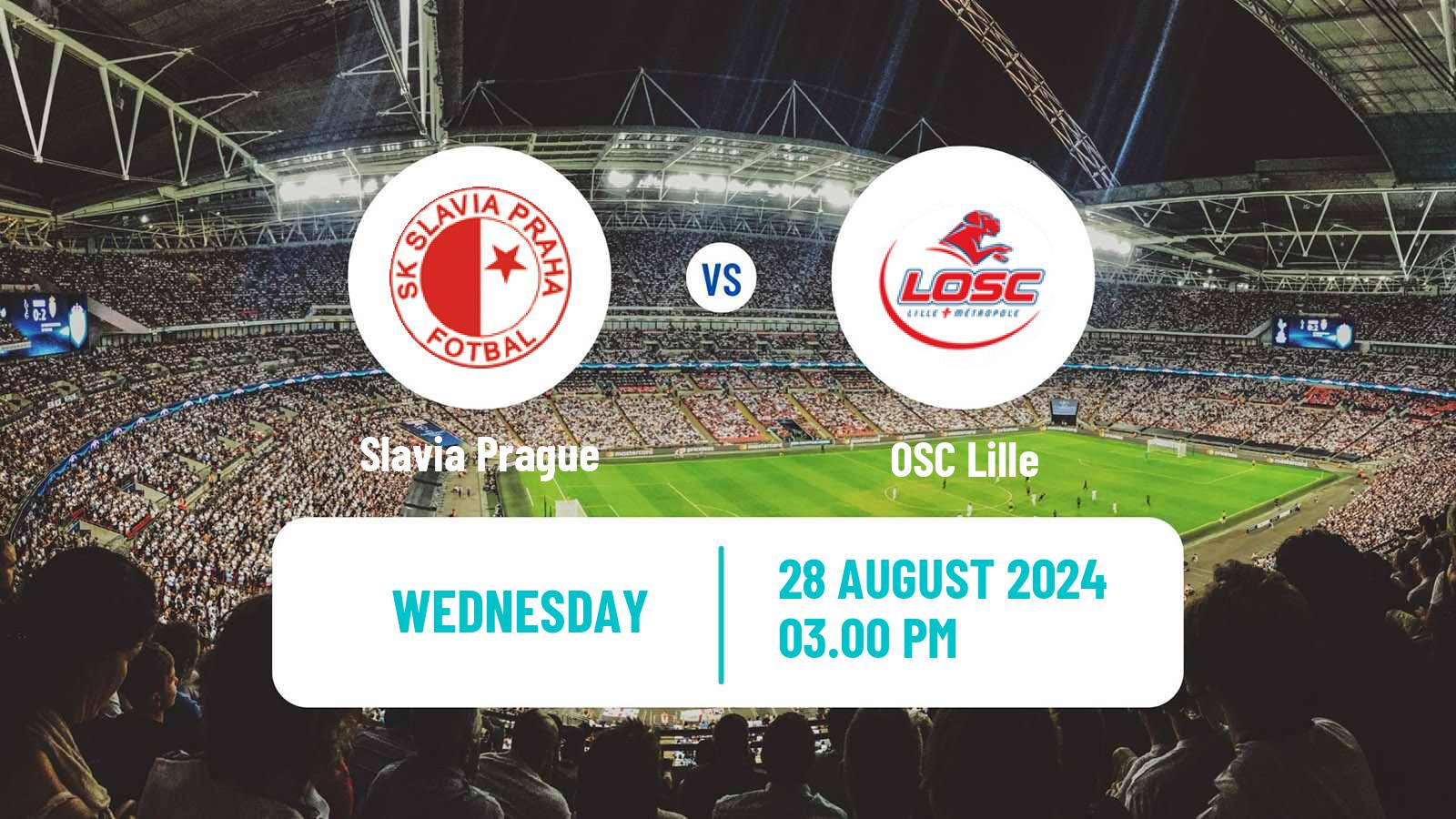 Soccer UEFA Champions League Slavia Prague - Lille