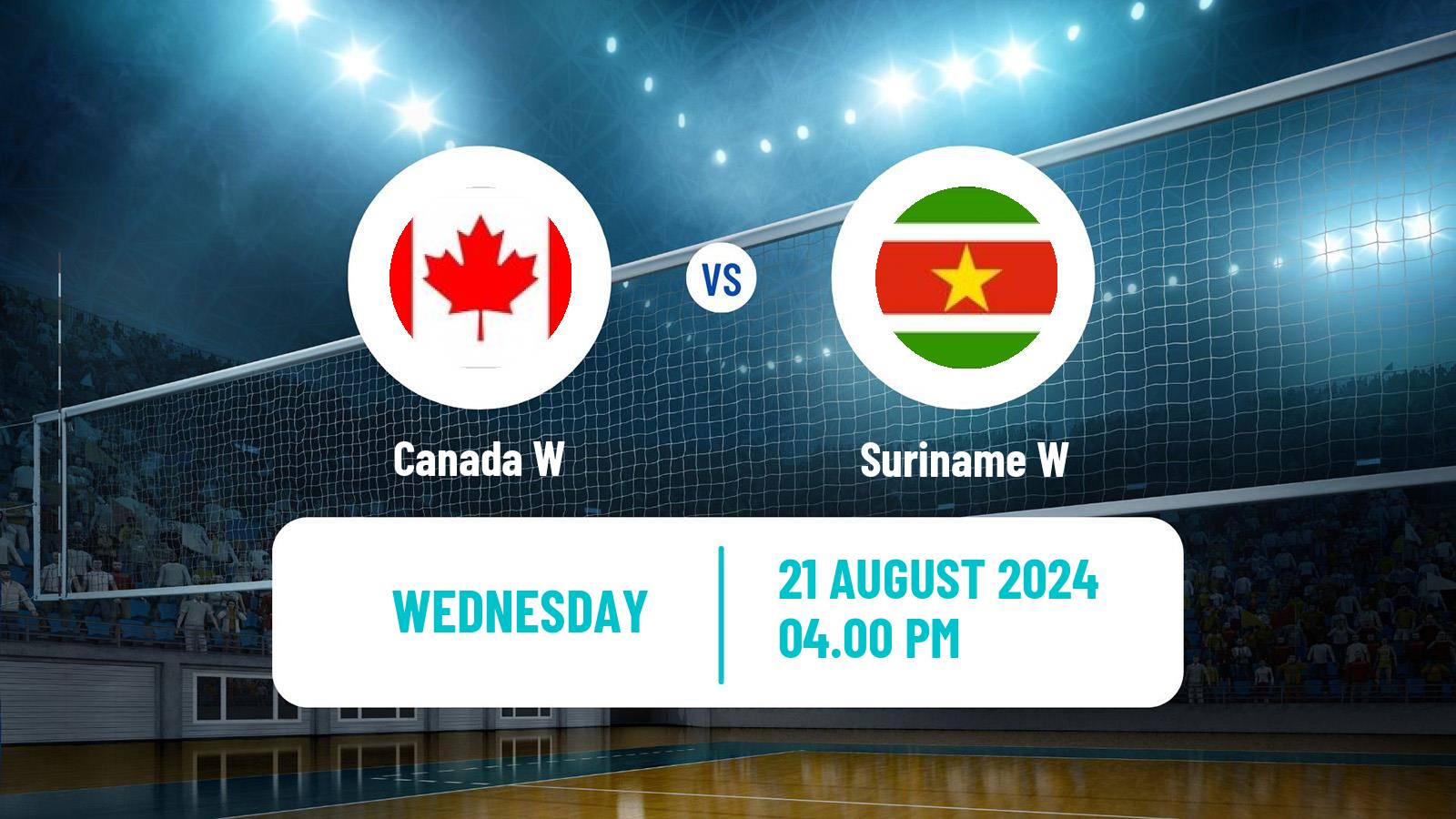 Volleyball Pan-American Cup Volleyball Women Canada W - Suriname W