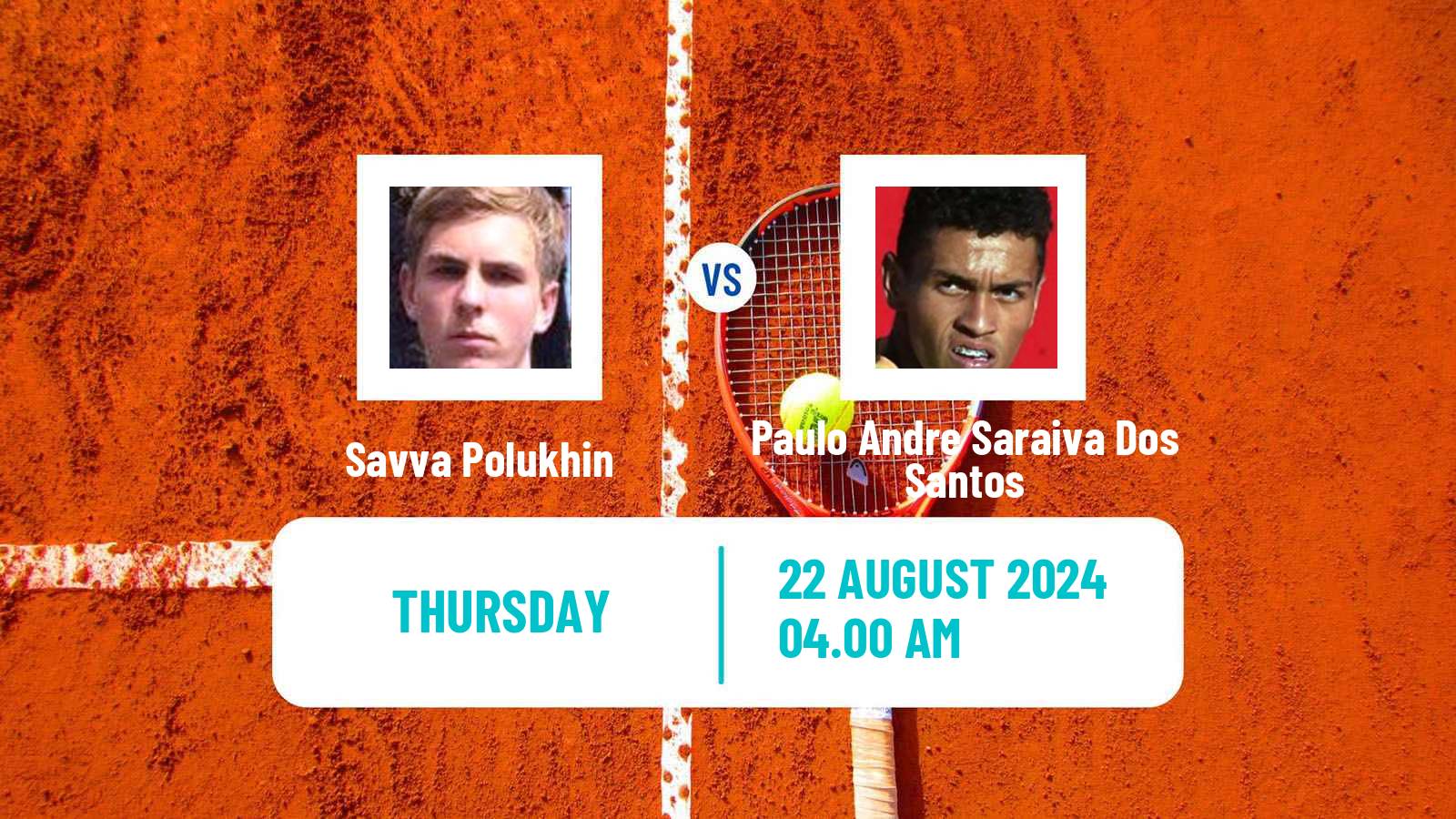 Tennis ITF M15 Monastir 34 Men Savva Polukhin - Paulo Andre Saraiva Dos Santos