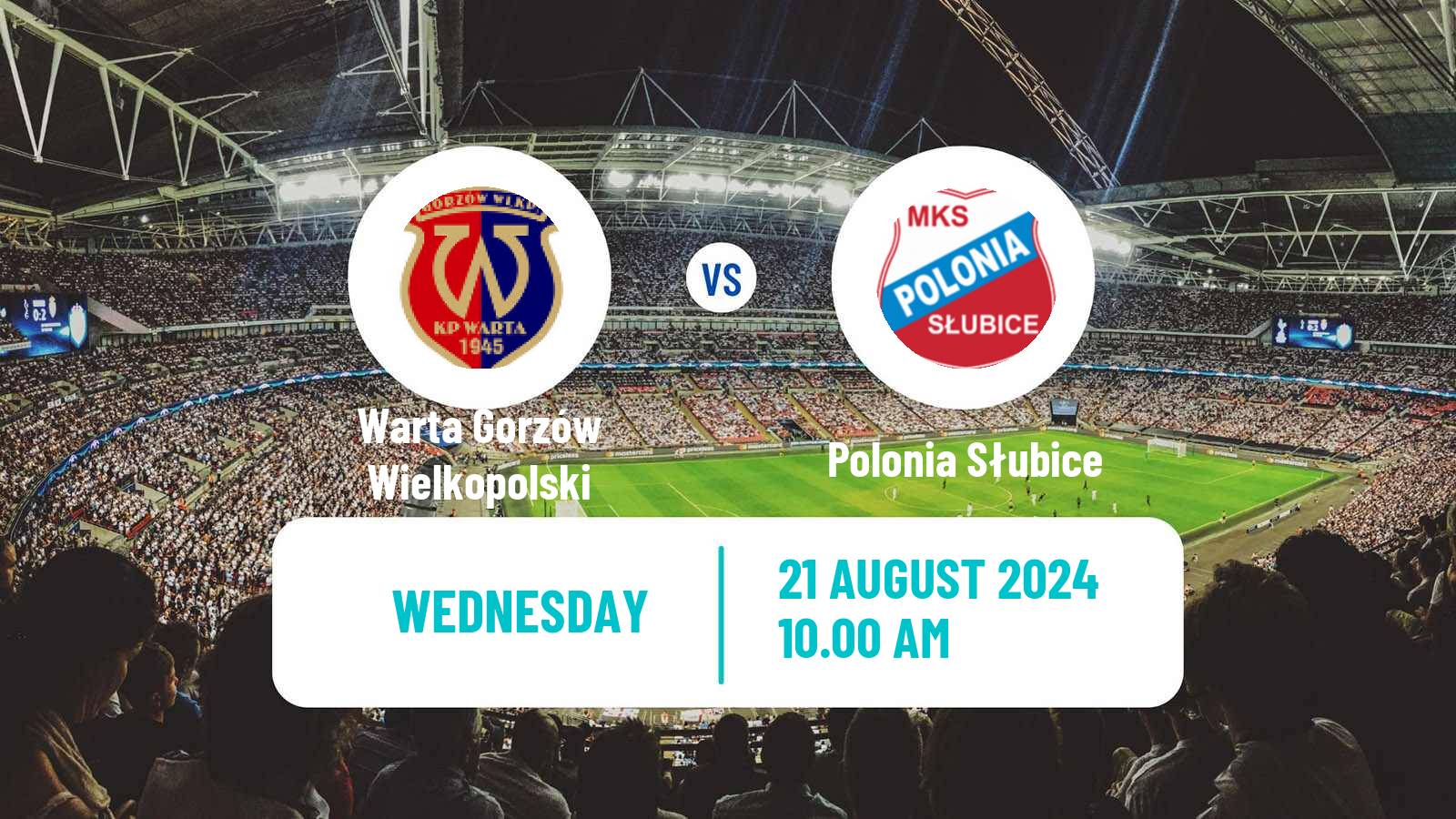 Soccer Polish Division 3 - Group III Warta Gorzów Wielkopolski - Polonia Słubice