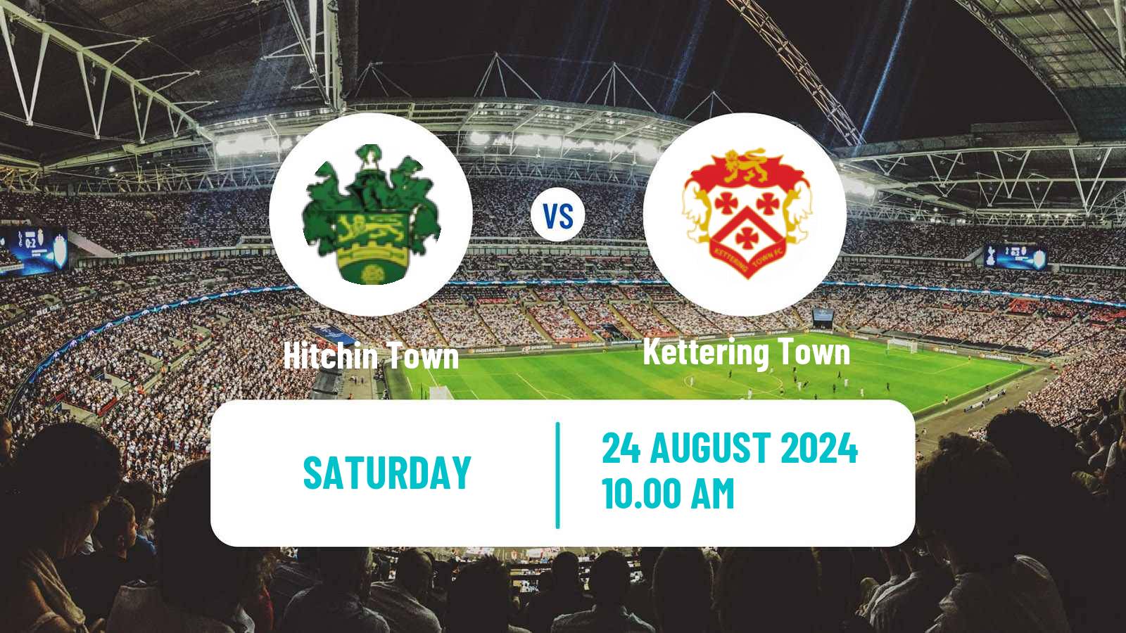 Soccer English Southern League Central Division Hitchin Town - Kettering Town