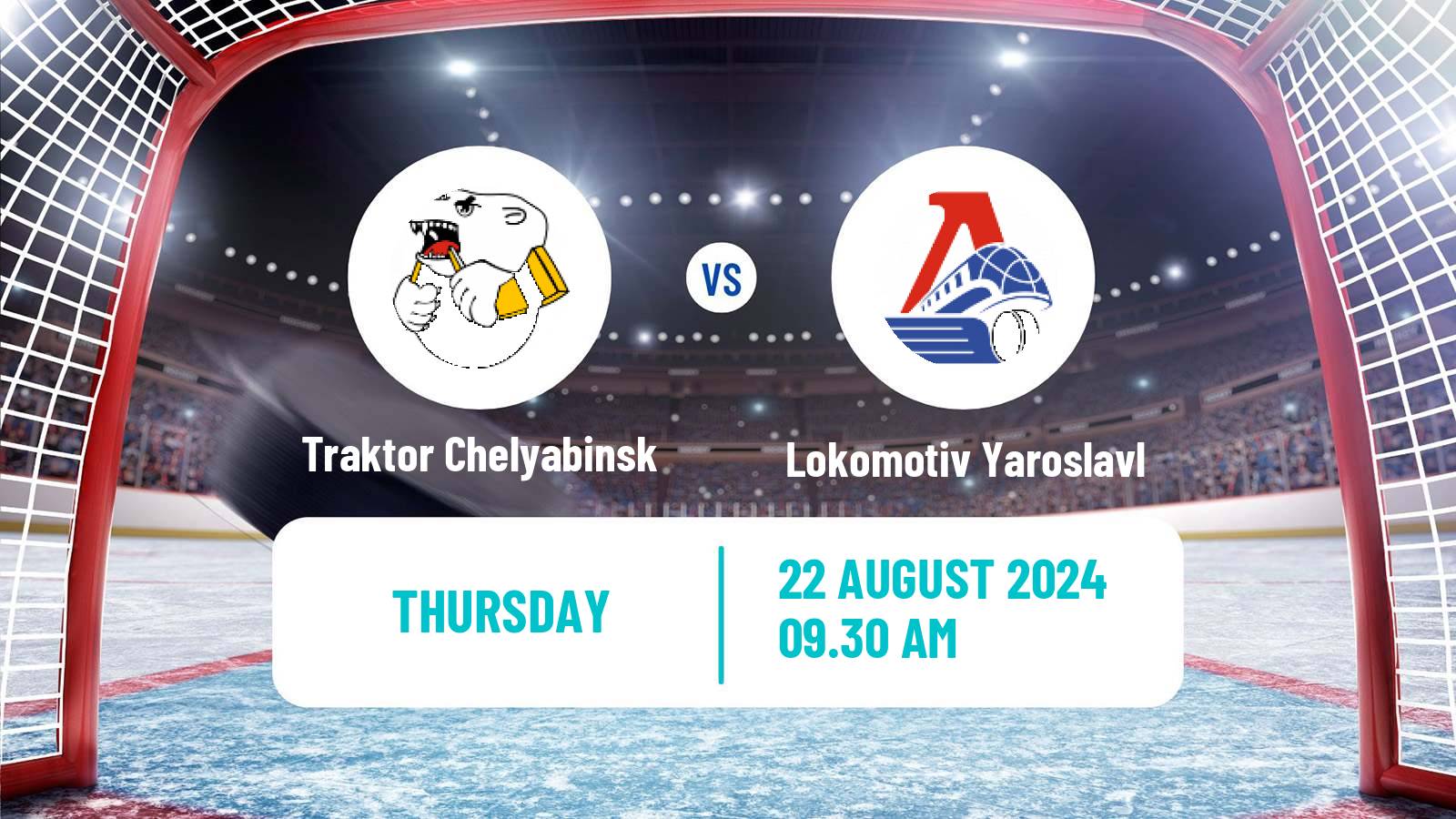 Hockey Club Friendly Ice Hockey Traktor Chelyabinsk - Lokomotiv Yaroslavl