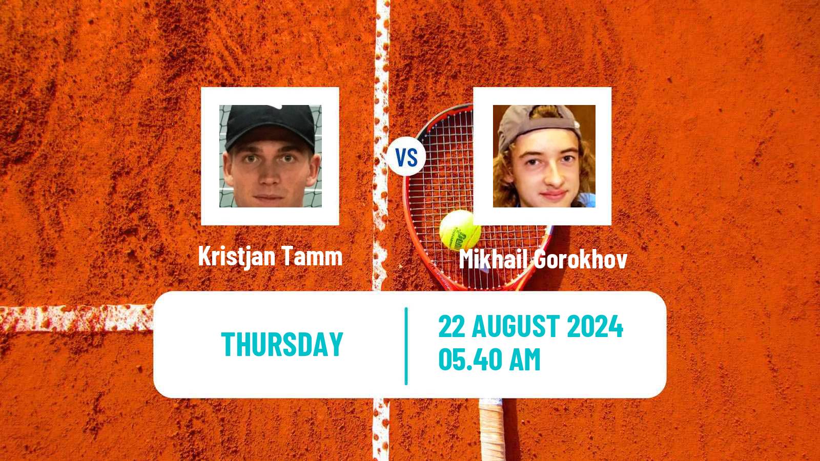 Tennis ITF M15 Monastir 34 Men Kristjan Tamm - Mikhail Gorokhov