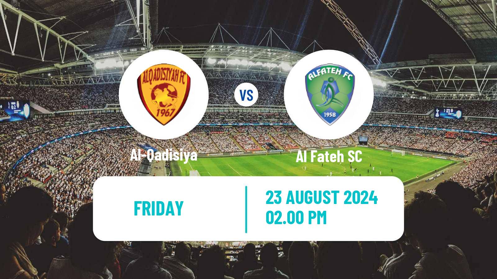 Soccer Saudi Professional League Al-Qadisiya - Al Fateh