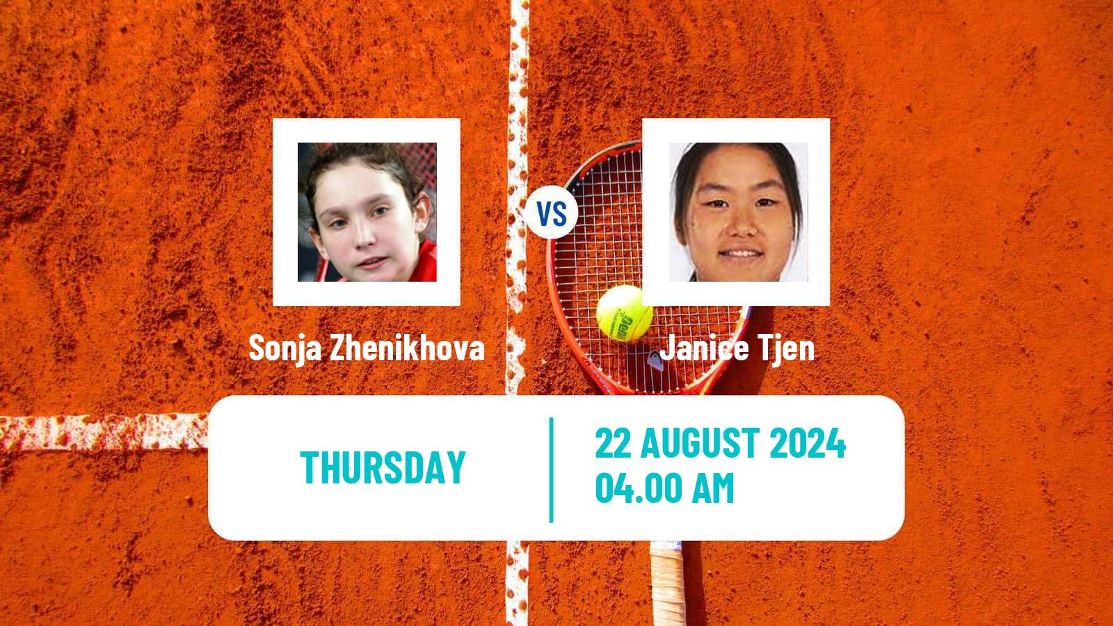 Tennis ITF W15 Wanfercee Baulet Women Sonja Zhenikhova - Janice Tjen