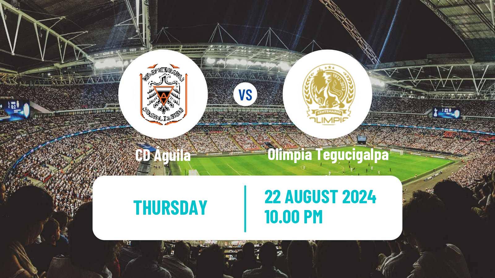 Soccer CONCACAF Central American Cup Águila - Olimpia Tegucigalpa