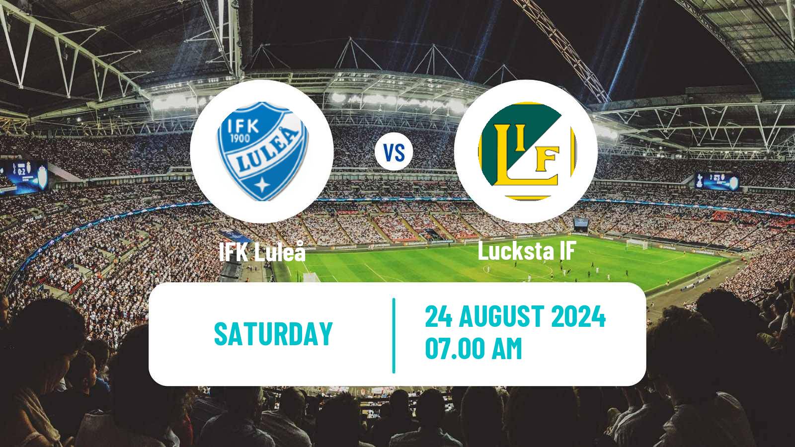 Soccer Swedish Division 2 - Norrland Luleå - Lucksta