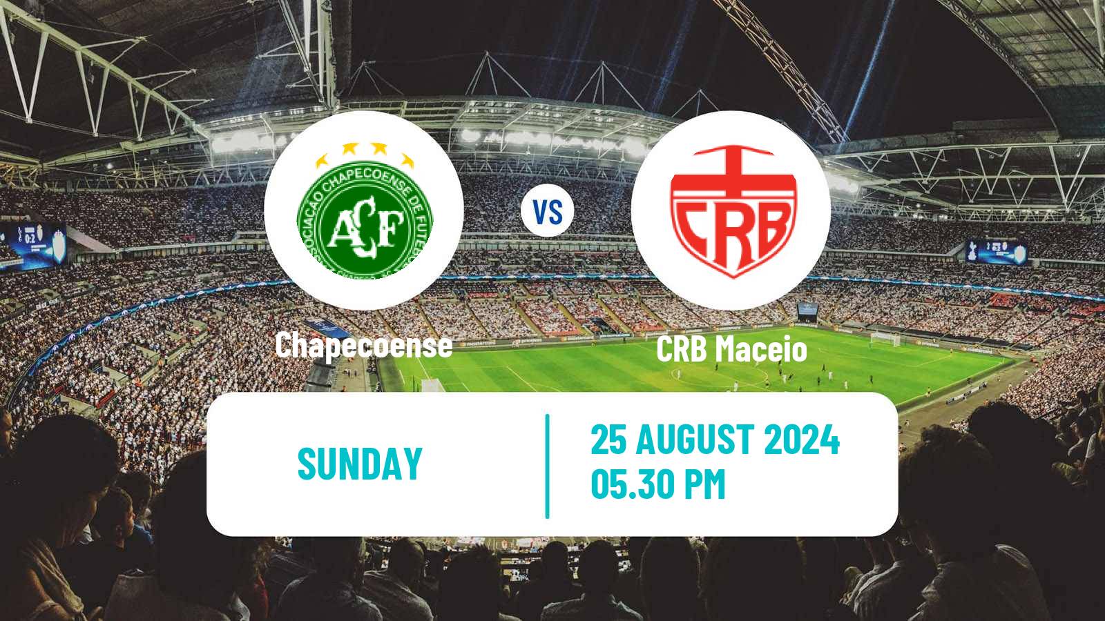 Soccer Brazilian Serie B Chapecoense - CRB Maceio