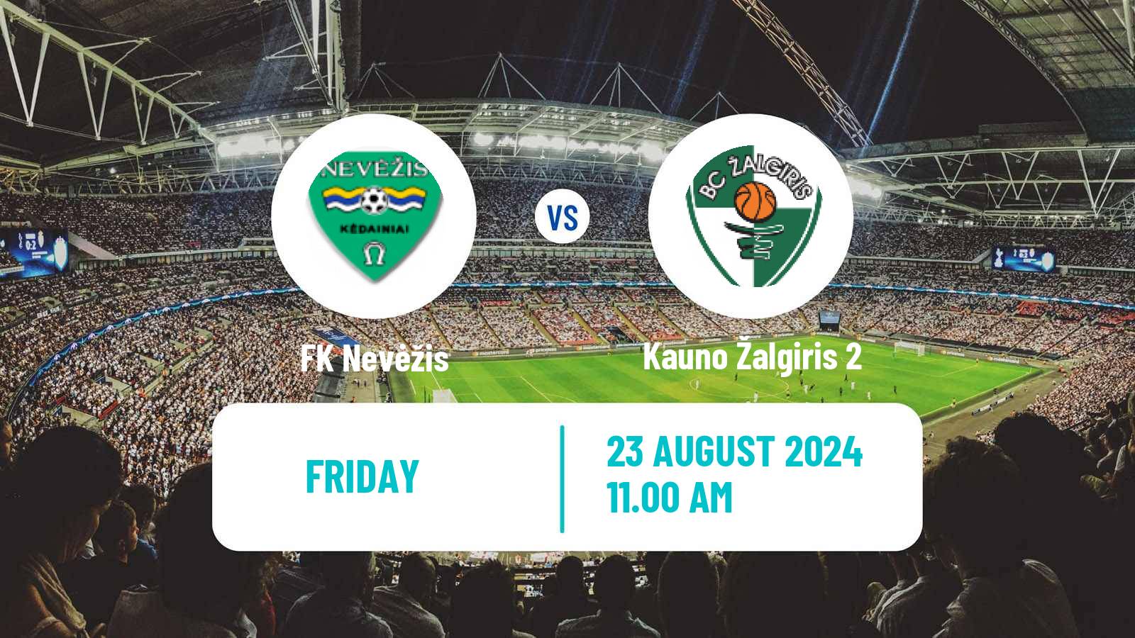 Soccer Lithuanian Division 2 Nevėžis - Kauno Žalgiris 2