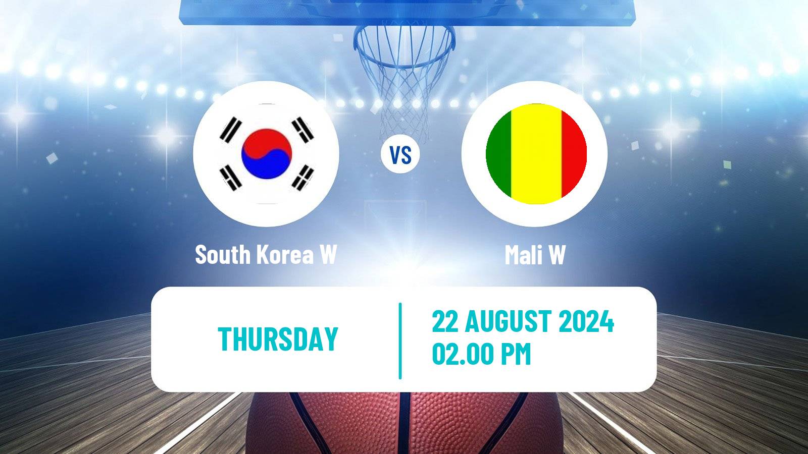 Basketball World Cup Basketball Women South Korea W - Mali W