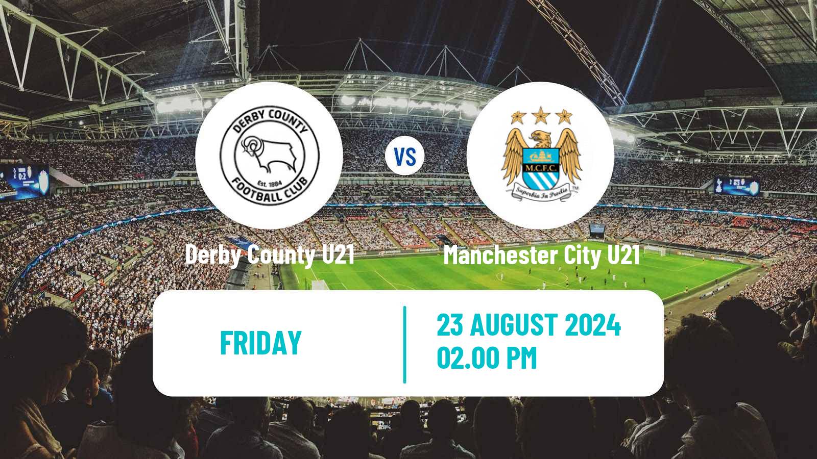 Soccer English Premier League 2 Derby County U21 - Manchester City U21