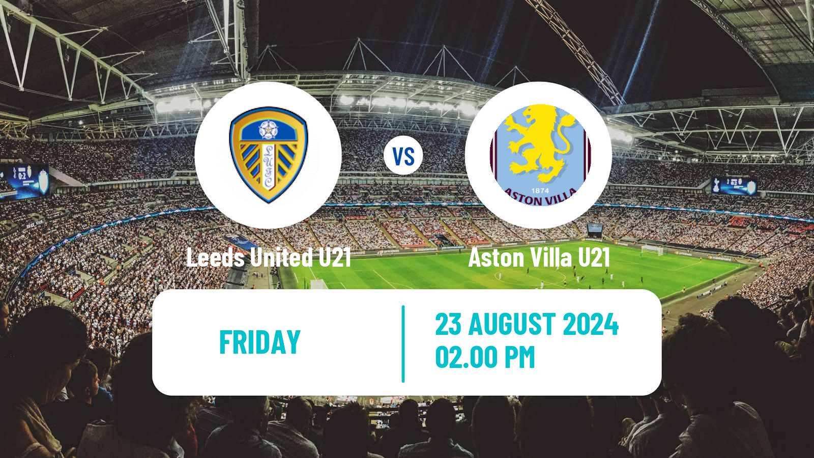 Soccer English Premier League 2 Leeds United U21 - Aston Villa U21