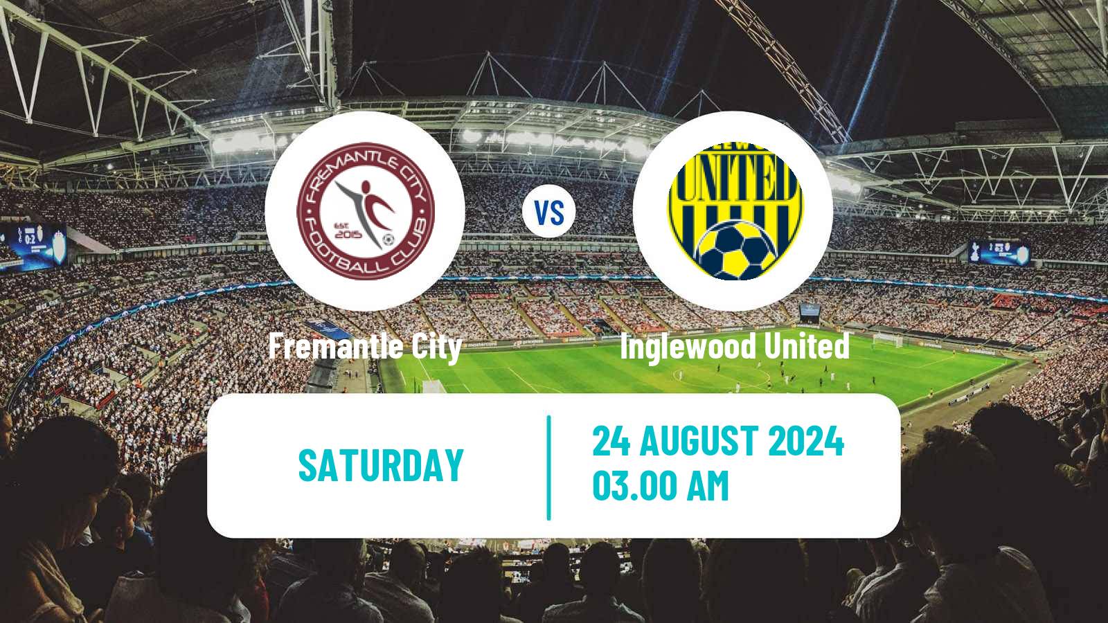 Soccer Australian NPL Western Australia Fremantle City - Inglewood United