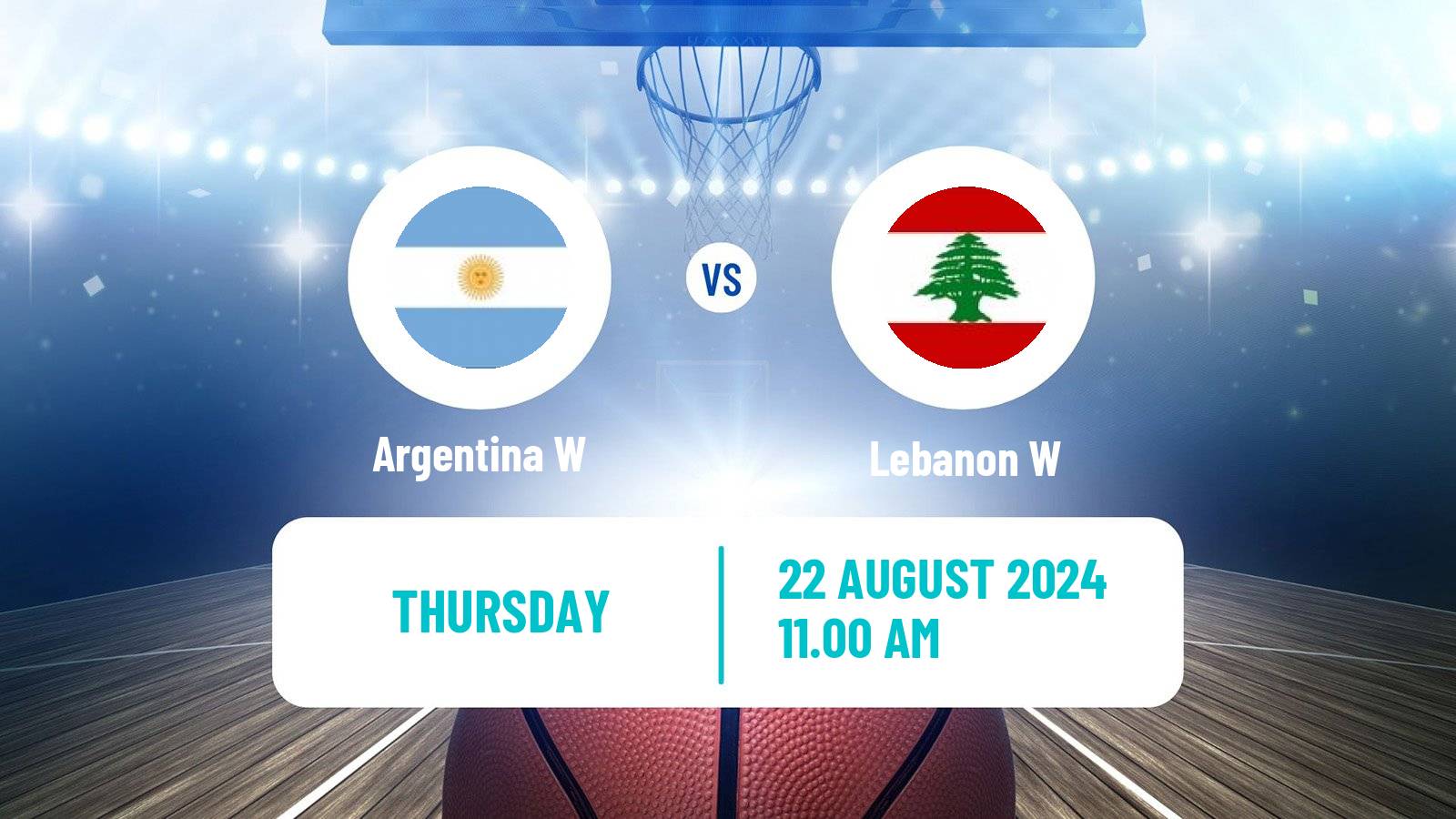 Basketball World Cup Basketball Women Argentina W - Lebanon W