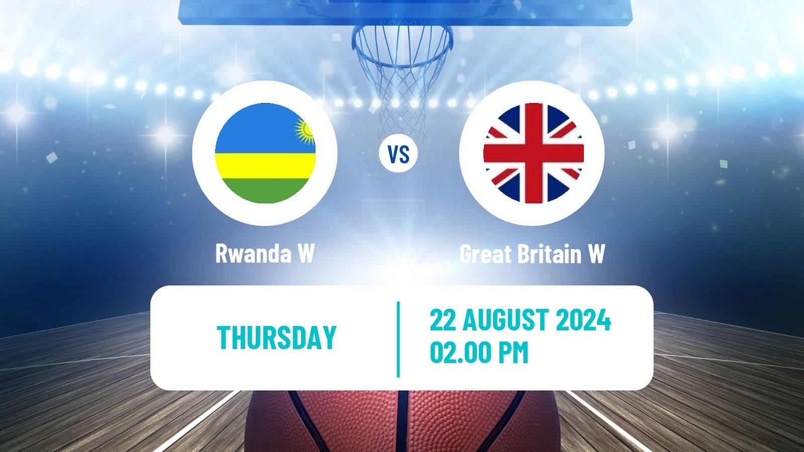 Basketball World Cup Basketball Women Rwanda W - Great Britain W