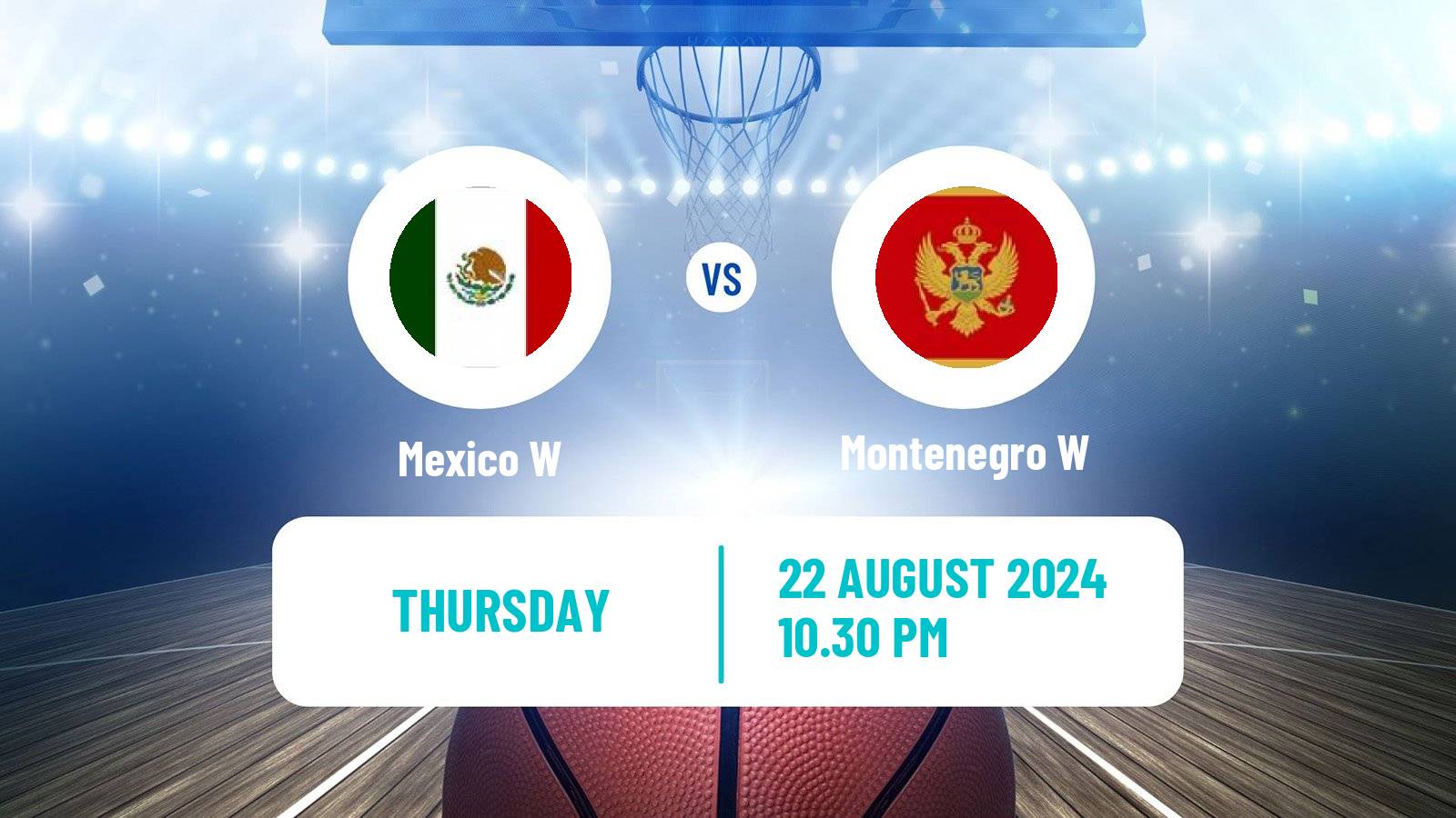 Basketball World Cup Basketball Women Mexico W - Montenegro W