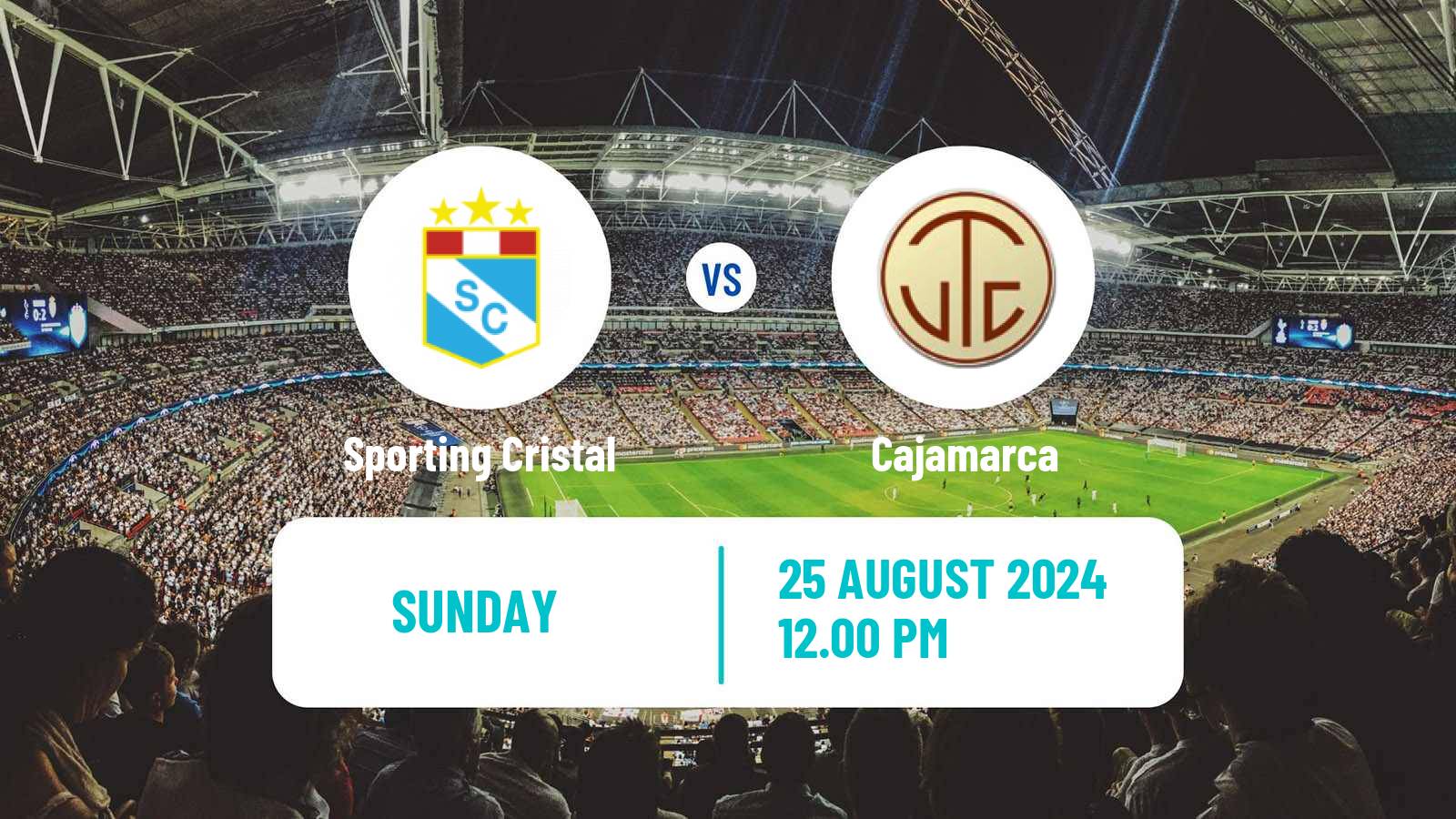 Soccer Peruvian Liga 1 Sporting Cristal - Cajamarca