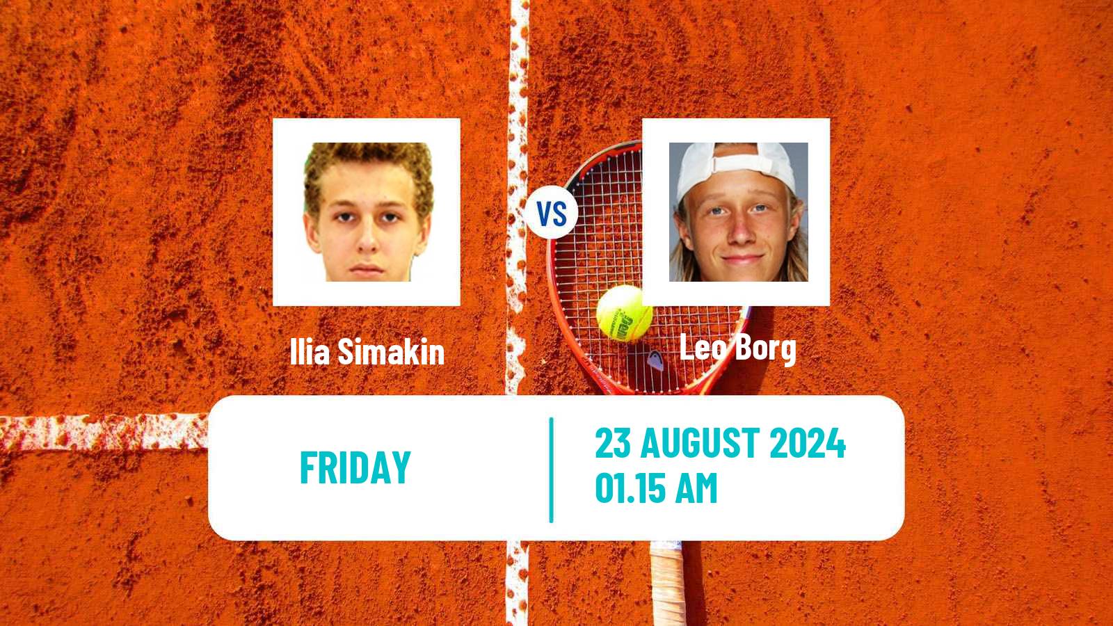 Tennis ITF M15 Nakhon Si Thammarat 7 Men Ilia Simakin - Leo Borg