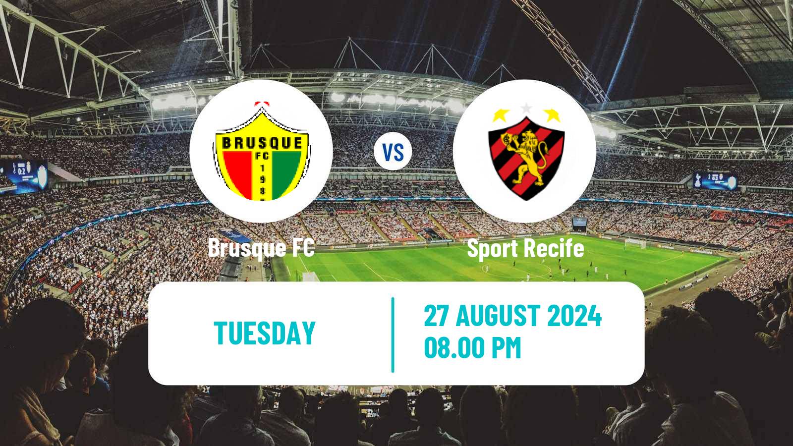 Soccer Brazilian Serie B Brusque - Sport Recife