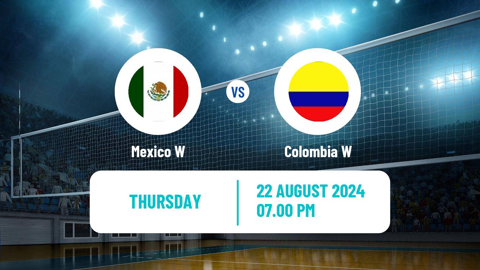 Volleyball Pan-American Cup Volleyball Women Mexico W - Colombia W