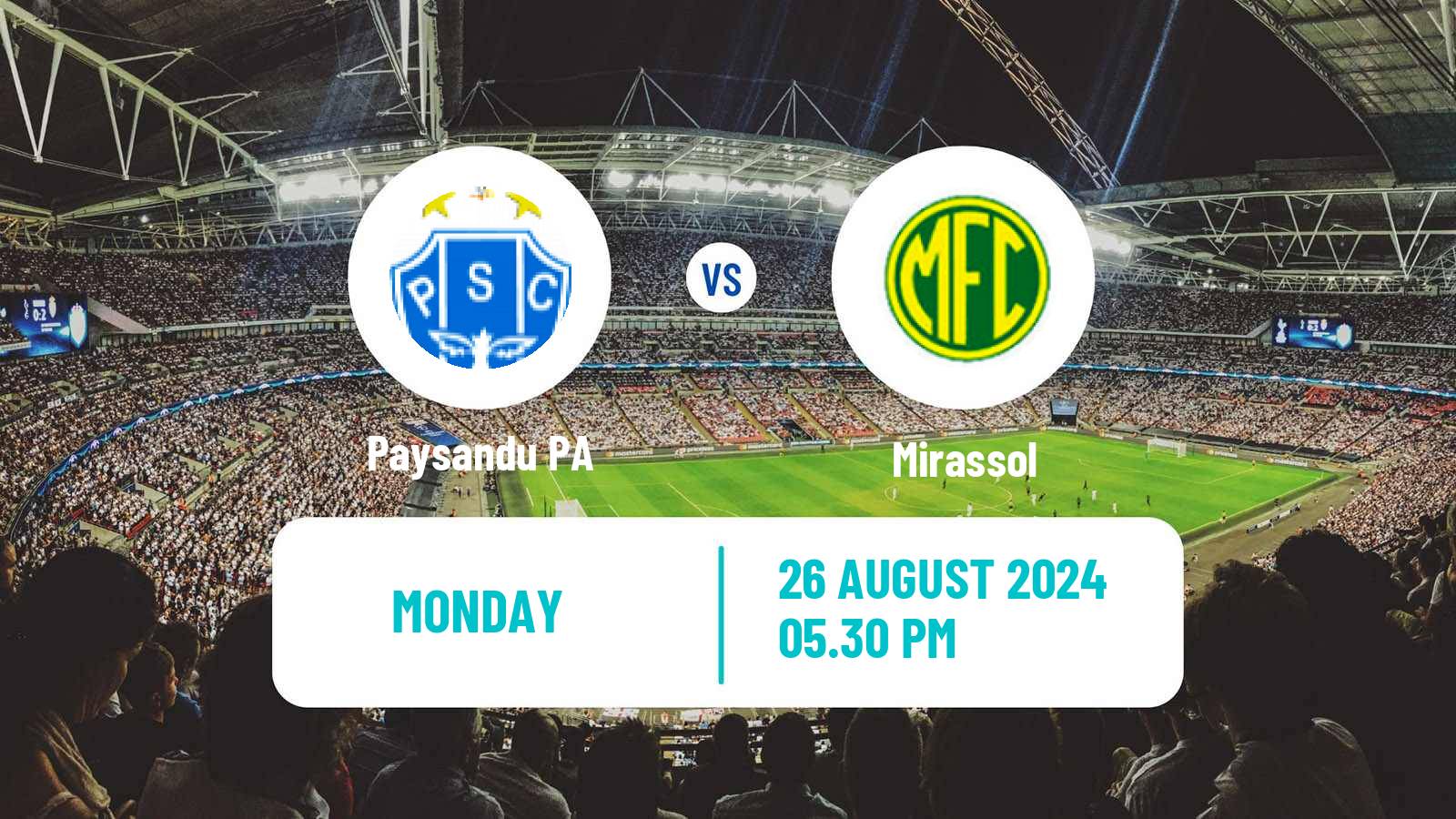 Soccer Brazilian Serie B Paysandu - Mirassol