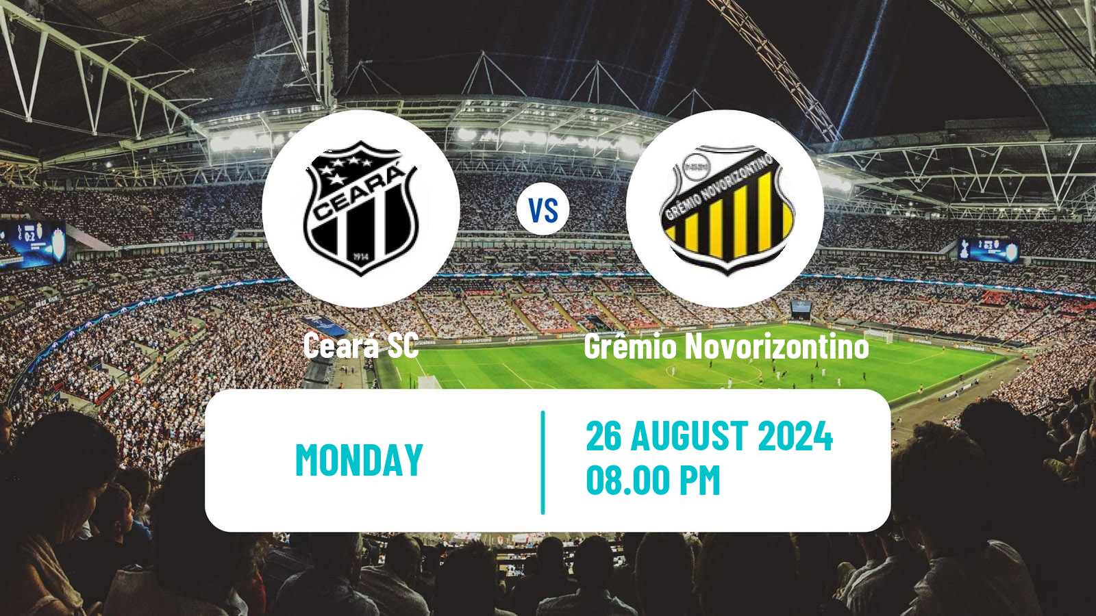 Soccer Brazilian Serie B Ceará - Grêmio Novorizontino