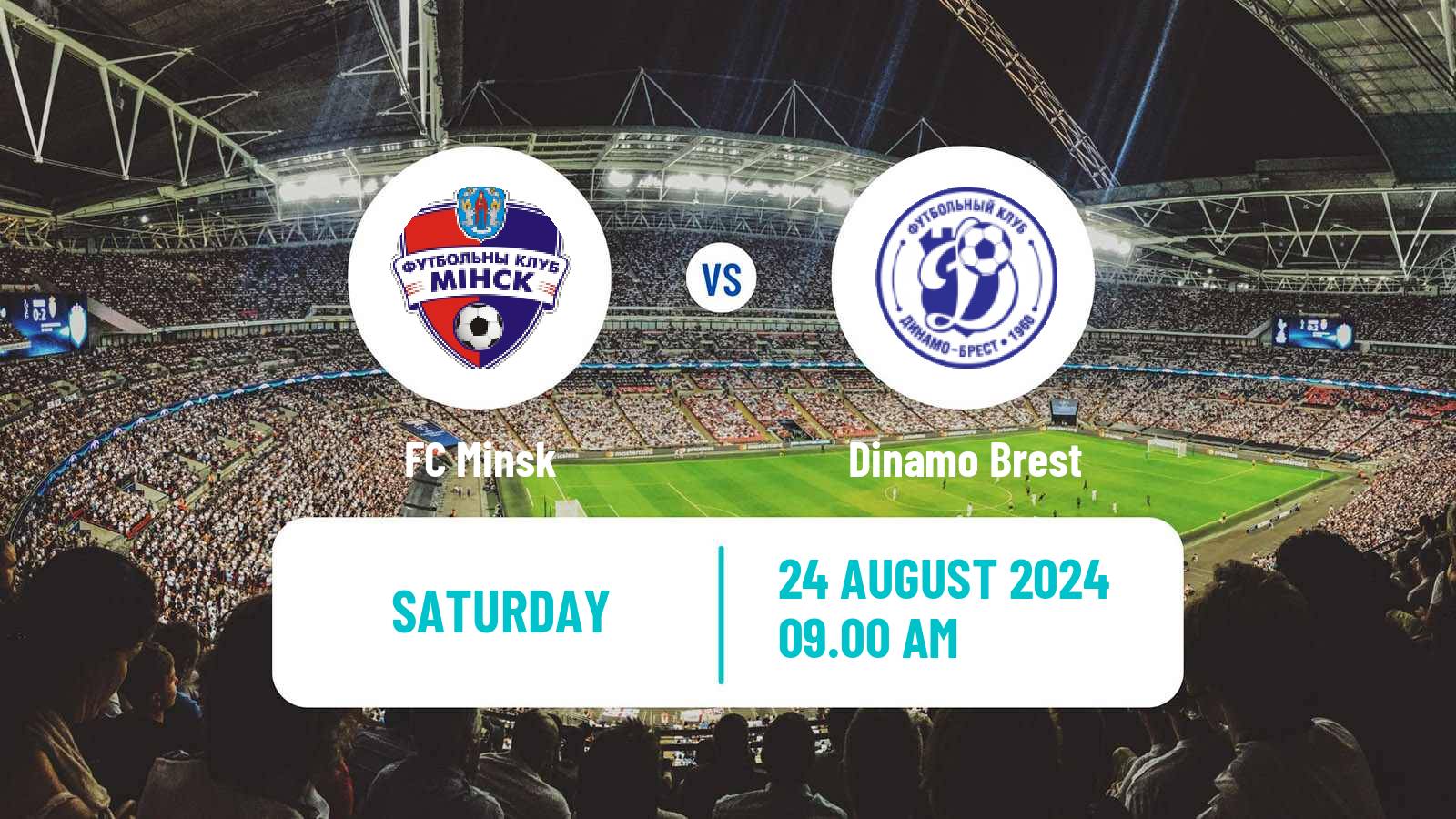 Soccer Belarusian Vysshaya Liga Minsk - Dinamo Brest