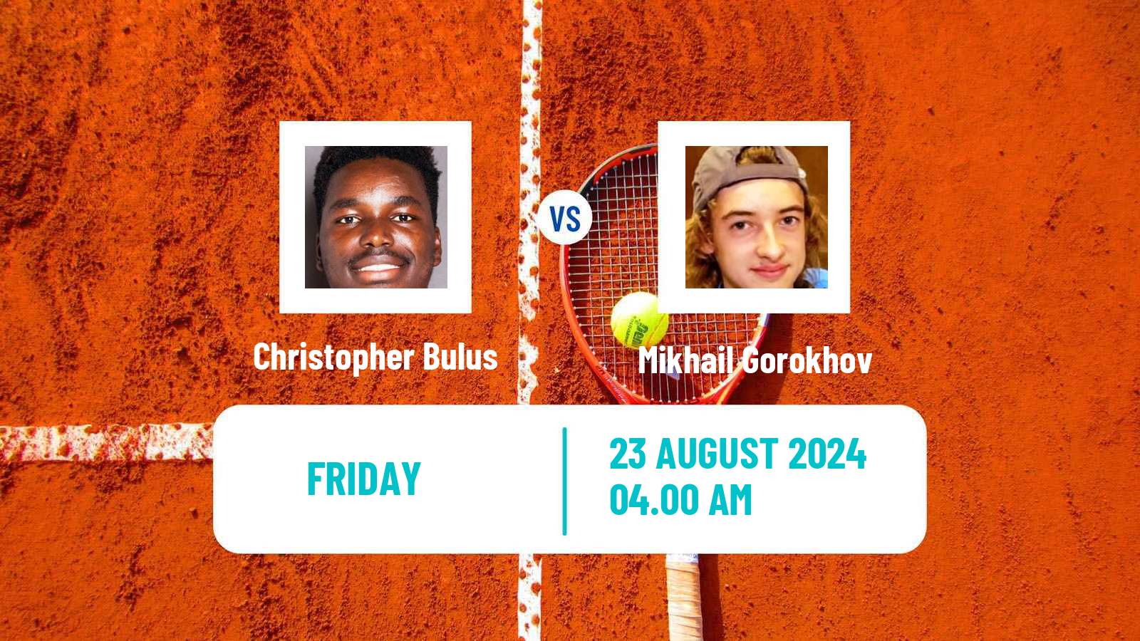 Tennis ITF M15 Monastir 34 Men Christopher Bulus - Mikhail Gorokhov