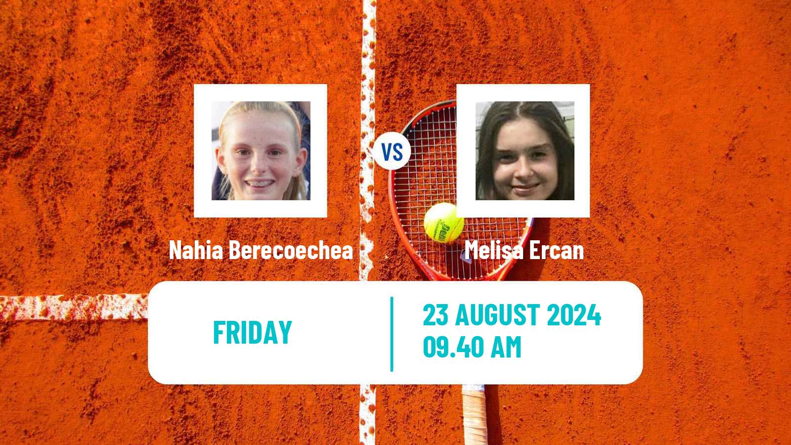 Tennis ITF W35 Vigo Women Nahia Berecoechea - Melisa Ercan