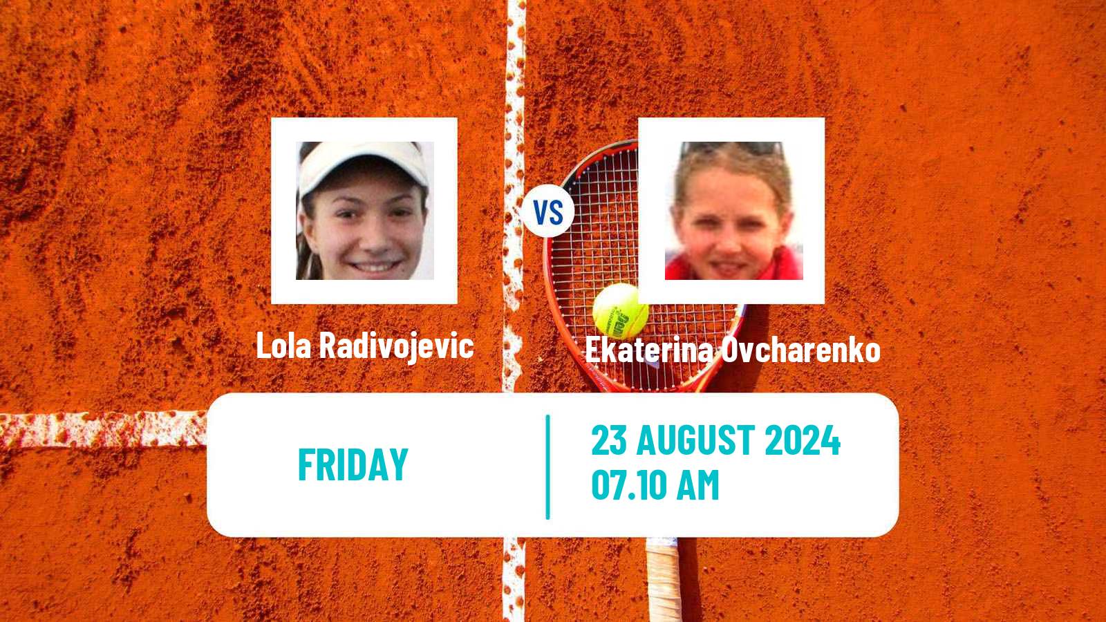 Tennis ITF W35 Vrnjacka Banja Women Lola Radivojevic - Ekaterina Ovcharenko