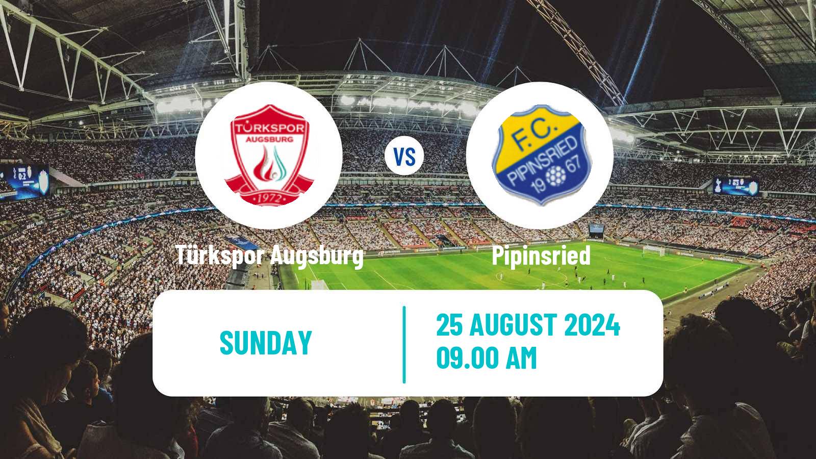 Soccer German Oberliga Bayern Süd Türkspor Augsburg - Pipinsried