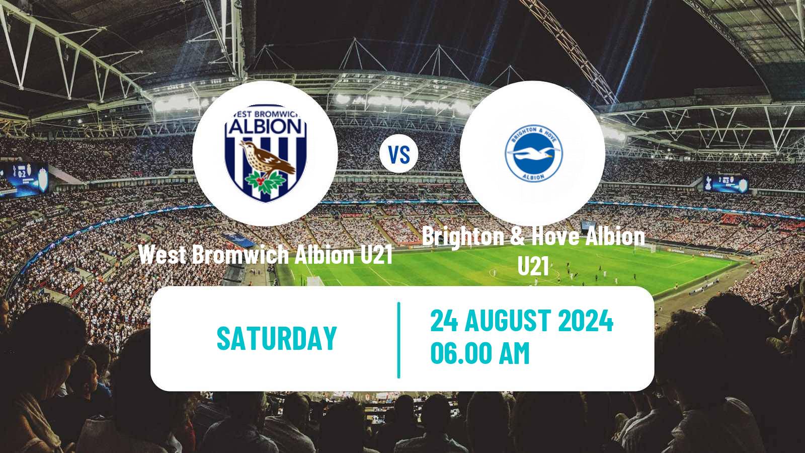 Soccer English Premier League 2 West Bromwich Albion U21 - Brighton & Hove Albion U21