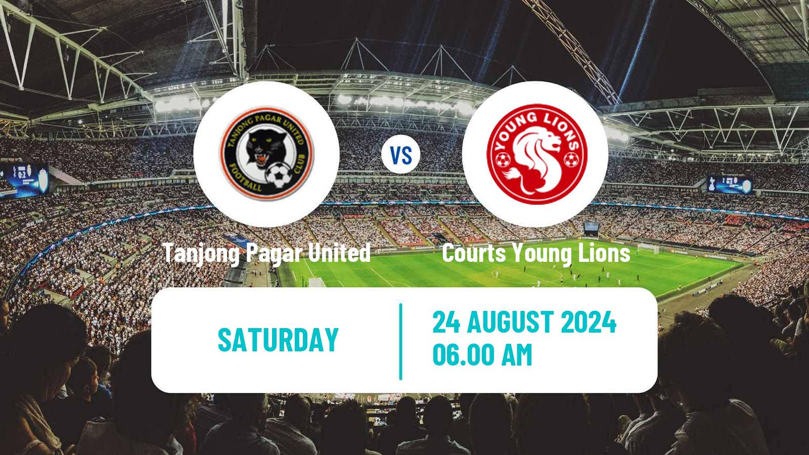 Soccer Singapore Premier League Tanjong Pagar United - Courts Young Lions