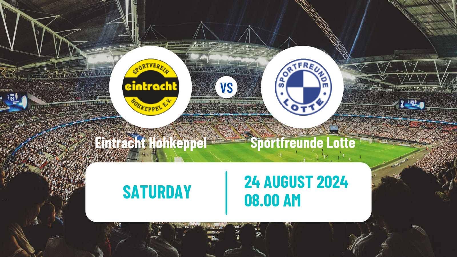 Soccer German Regionalliga West Eintracht Hohkeppel - Sportfreunde Lotte