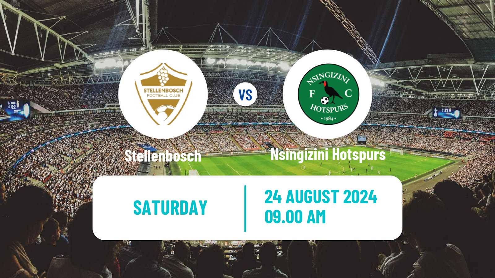 Soccer CAF Confederation Cup Stellenbosch - Nsingizini Hotspurs