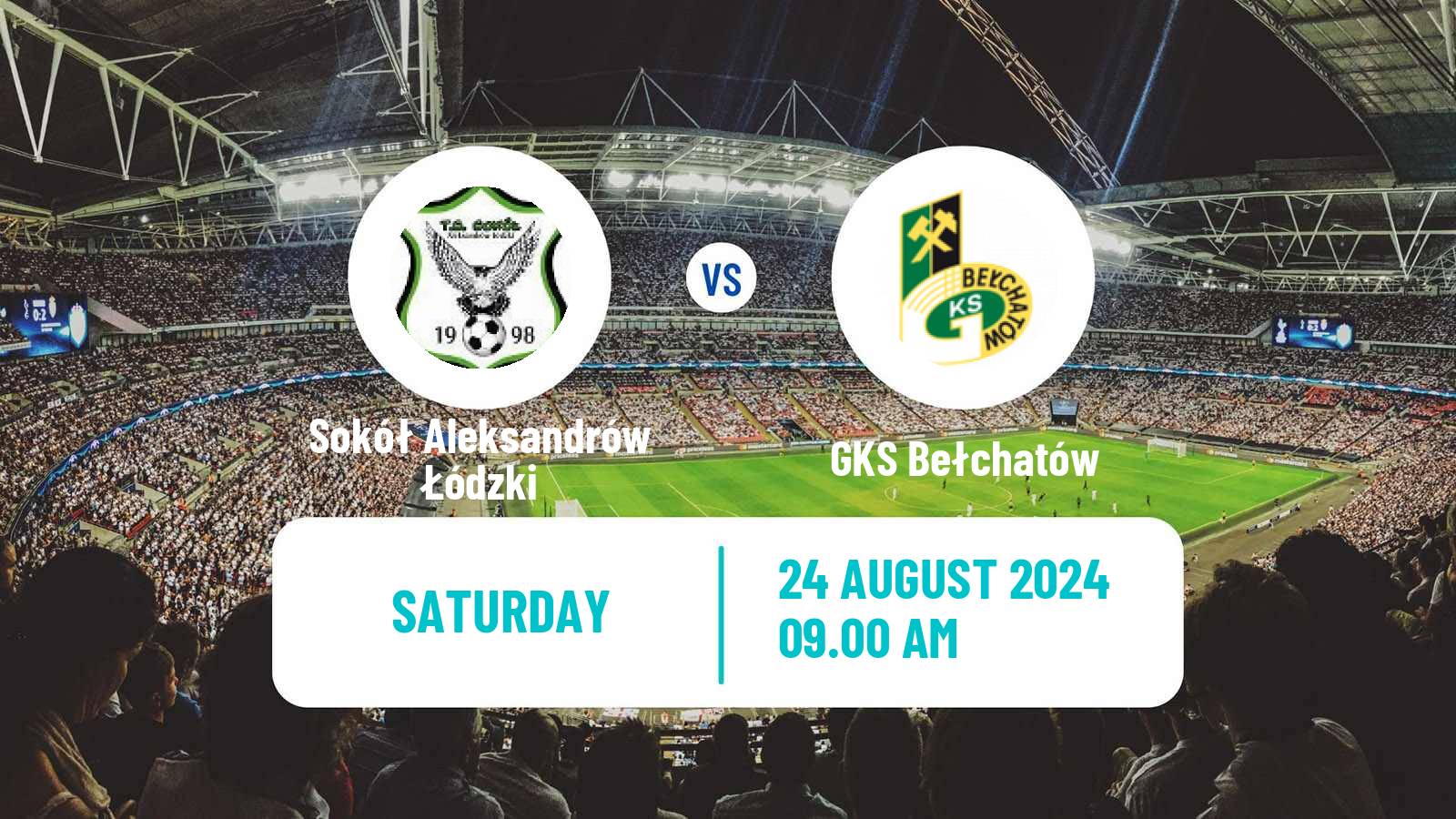 Soccer Polish Division 3 - Group I Sokół Aleksandrów Łódzki - GKS Bełchatów