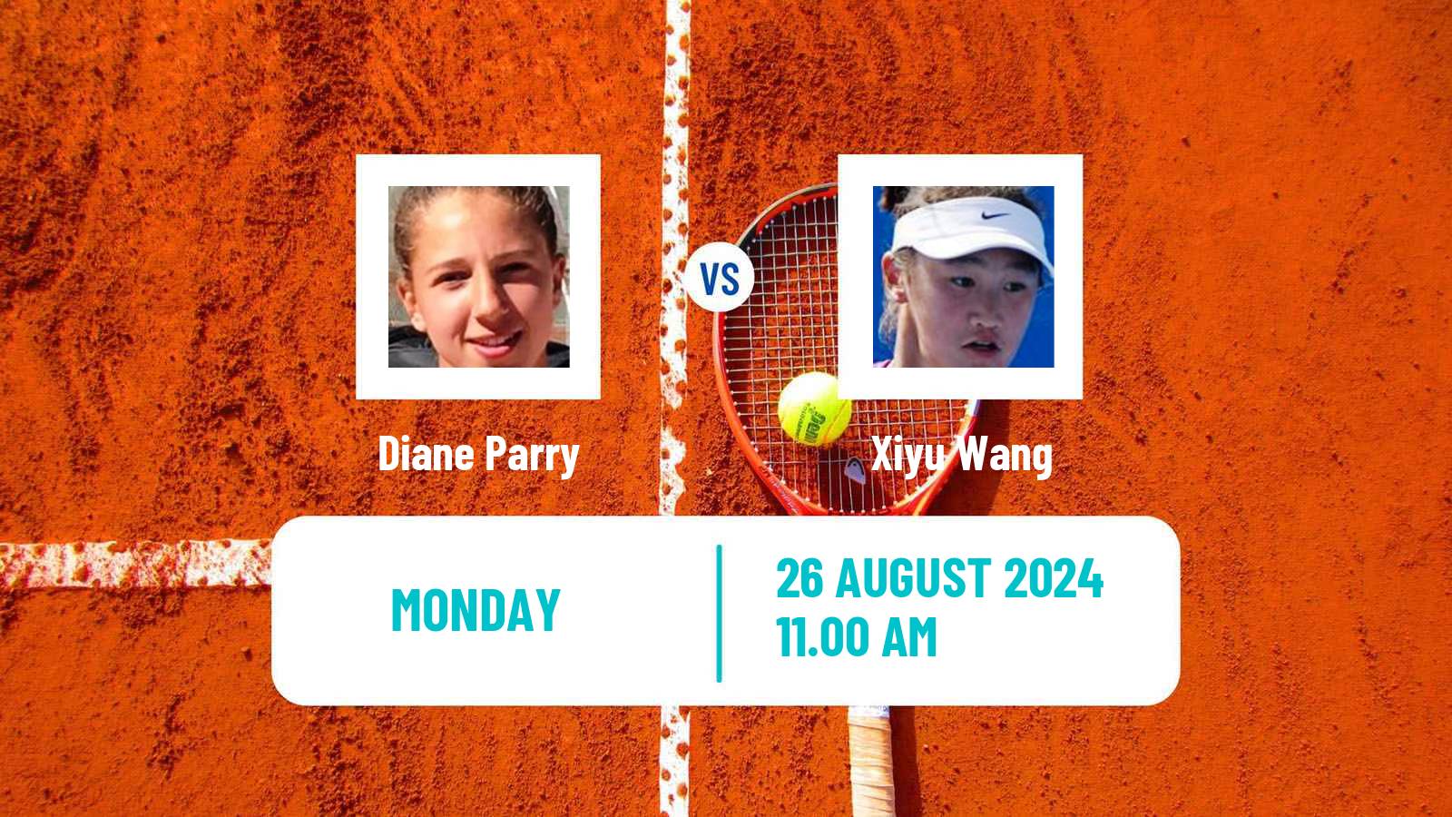 Tennis WTA US Open Diane Parry - Xiyu Wang