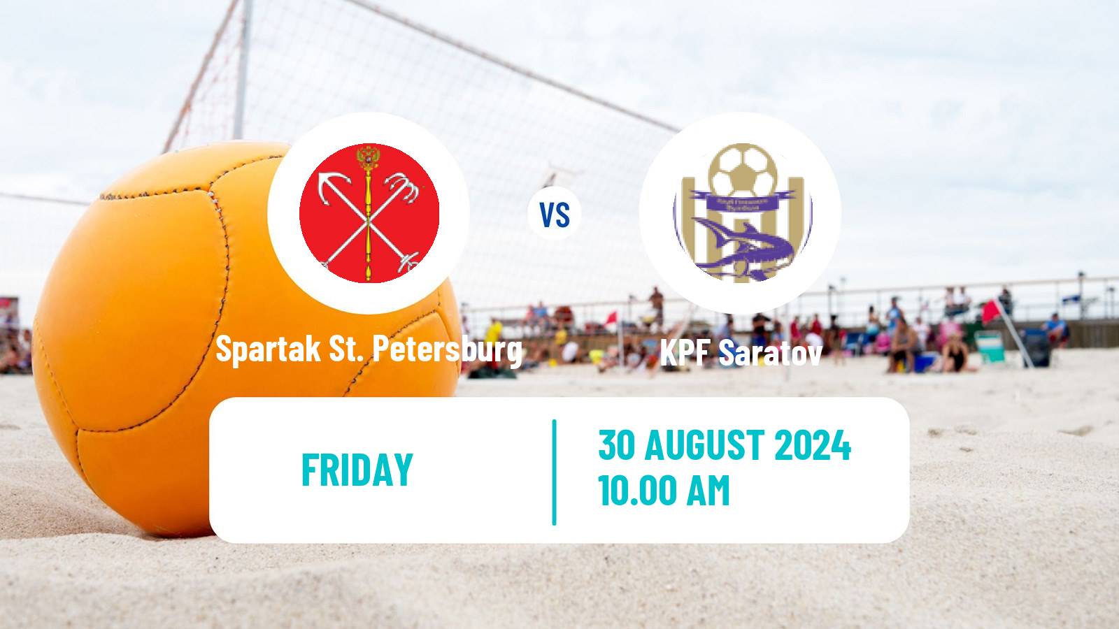 Beach soccer Superliga Spartak St. Petersburg - KPF Saratov