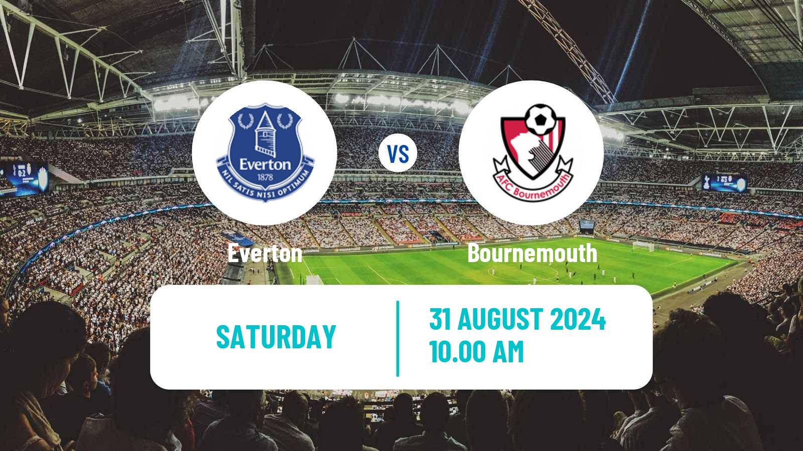 Soccer English Premier League Everton - Bournemouth